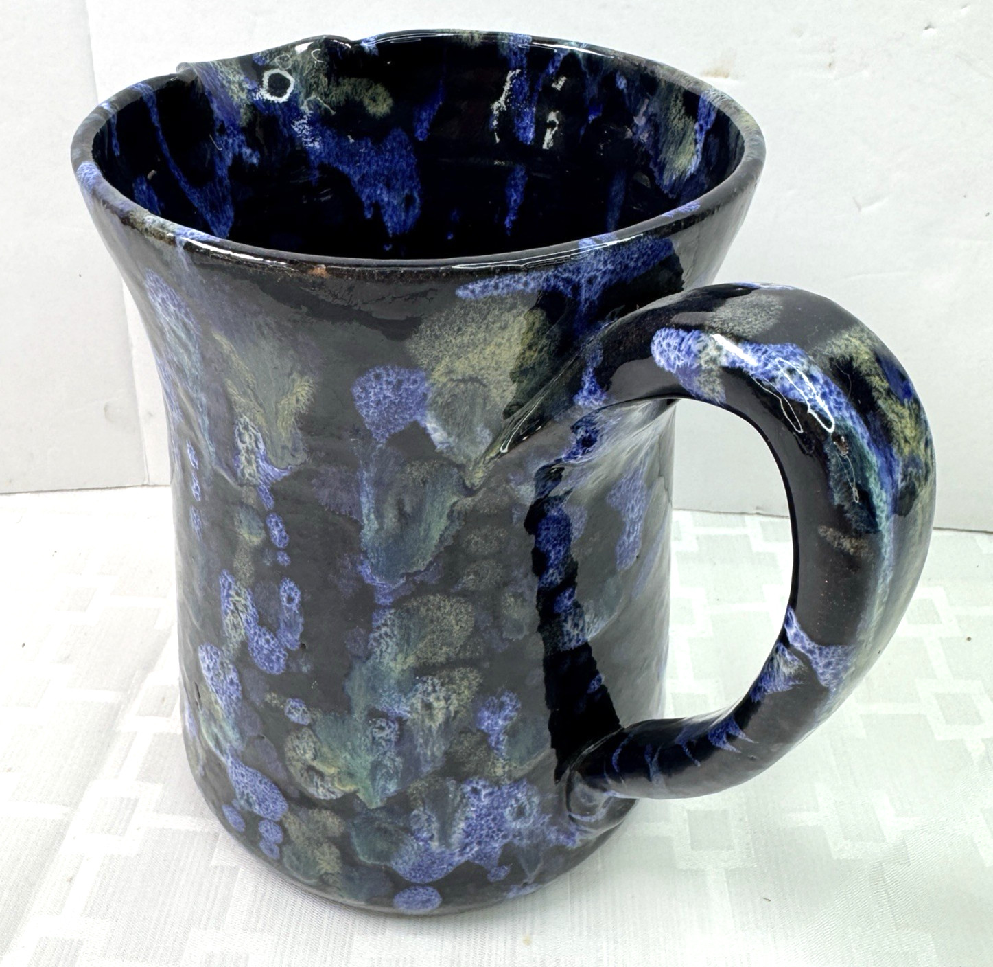 Vintage Cole Pottery Pitcher Kenneth George Sanford North Carolina Art Pottery