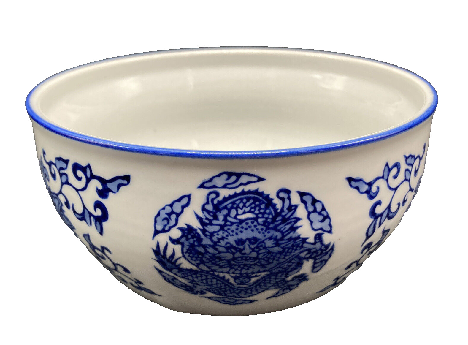 Yokohama Studio Japan Hand Painted Blue White 5” & 4” Porcelain Bowl