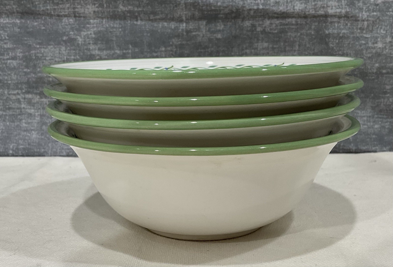 Set of 4 Studio Nova Garden Bloom Y2372 Fruit/Desert/Sauce Bowls 5 1/2″