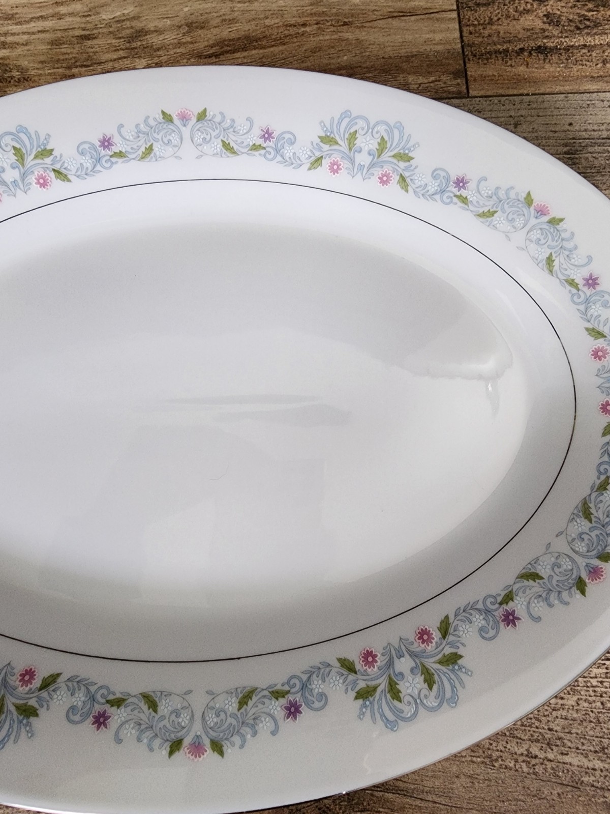 Crown Ming Fine China Windsor Platter | 14″ x 10″ x 1.5″