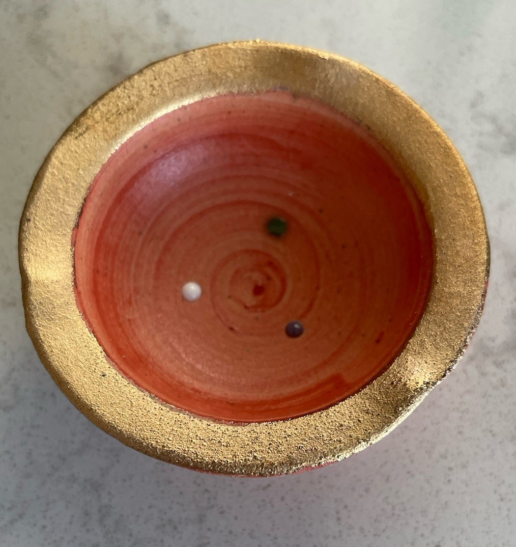 Studio Pottery Decorative Miniature Bowls Set Of 3 Japanese Art
