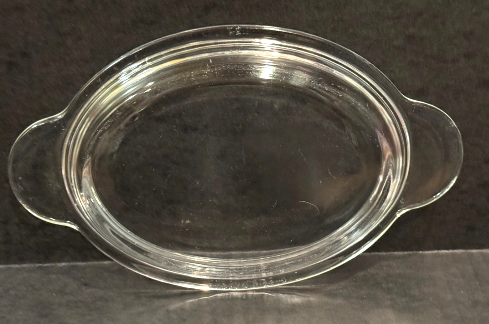 PYREX P-14-C Replacement Glass Double Handle Lid Clear Oval Replace Lid Grab It
