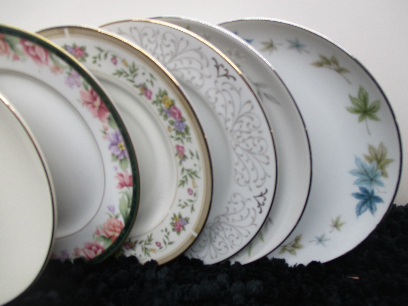 Vintage Set Of 10 Mismatched China Bread~Desert Plates