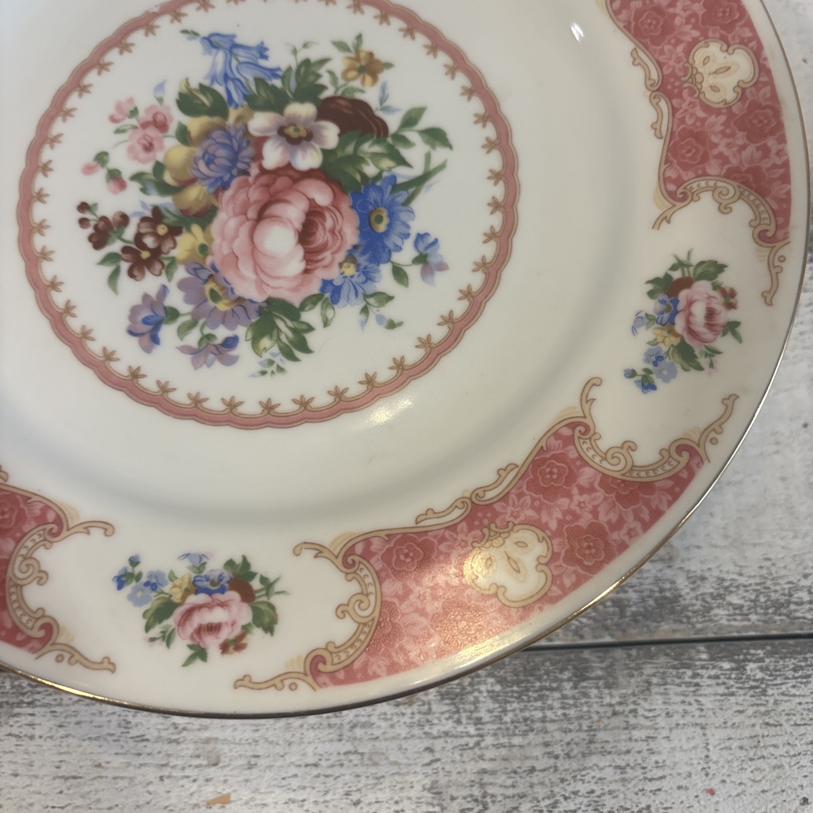 Vintage Remington Spring Garden Red Sea Dinner Plate 10.25″ – Choose QTY