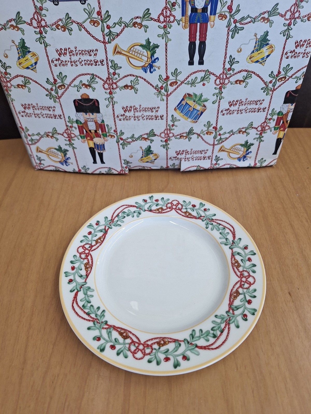 Block Spal Whimsy Christmas Dinnerware Portugal Vintage Discontinued 1992