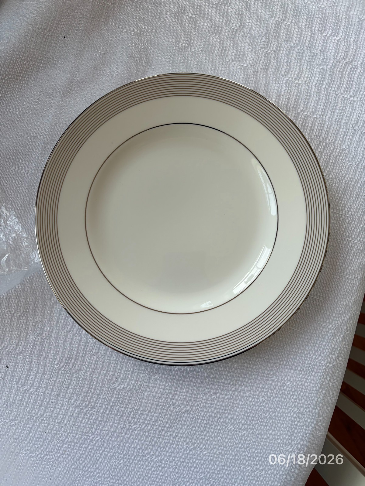 Wedgwood Grosgrain Bone China Set of 6 pieces $44/set plus extras
