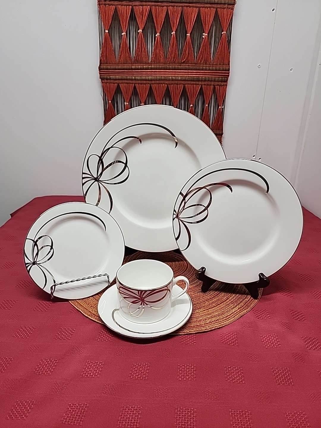 Kate Spade New York Lenox Belle Boulevard (2) 5 Piece Place Settings New No Box