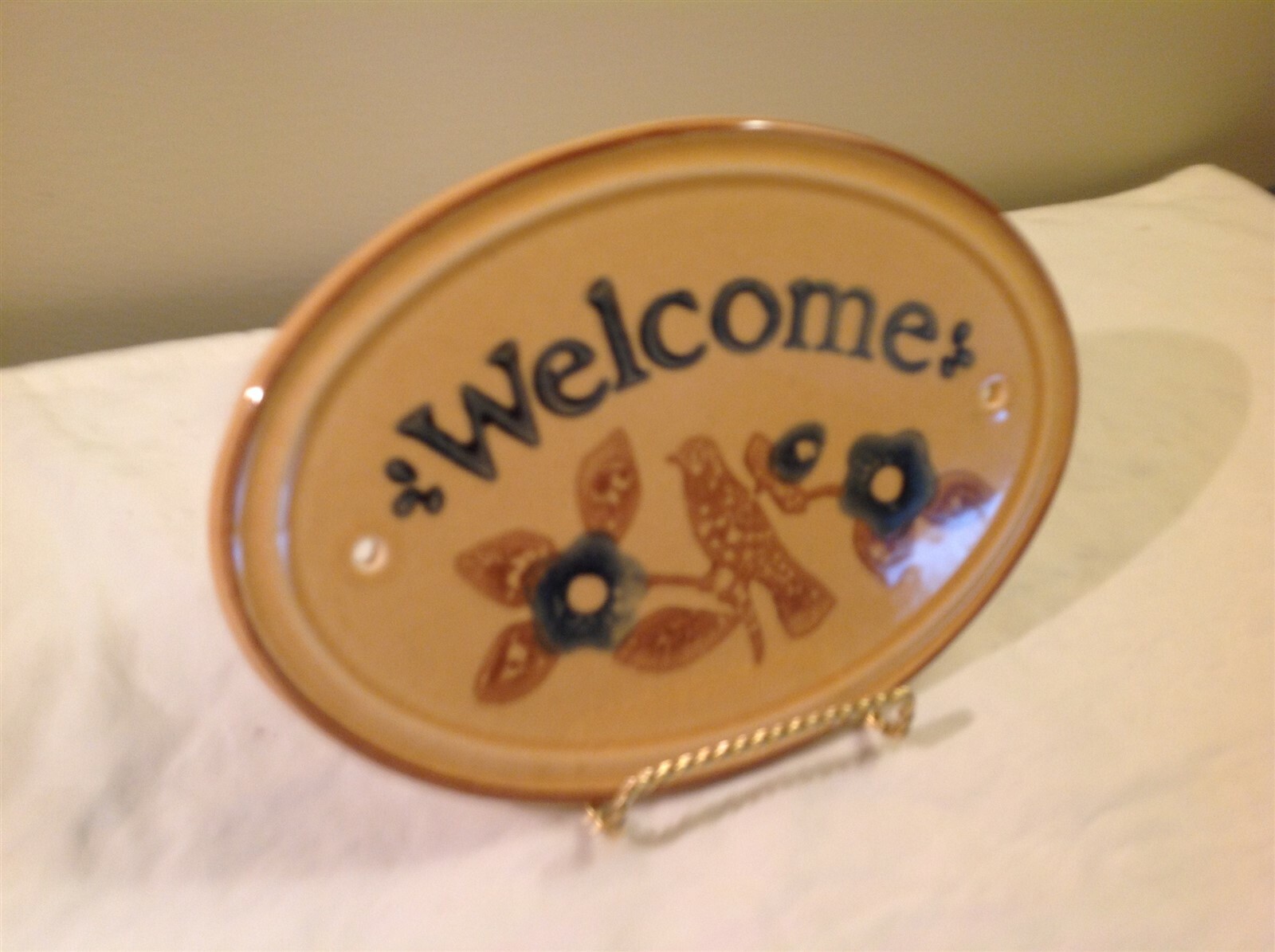 Pfaltzgraff America Welcome Plaque with Rack Reduced!