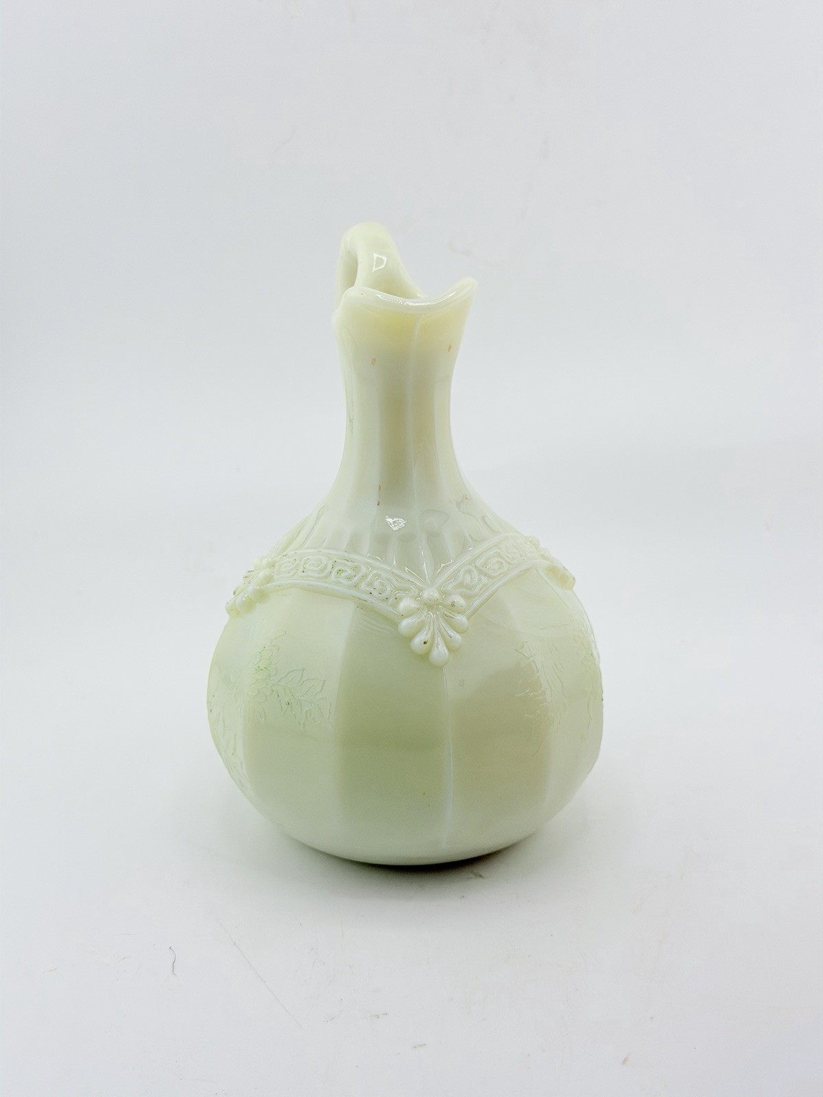 Northwood Chrysanthemum Sprig Pagoda Cruet c1899 No Stopper C10