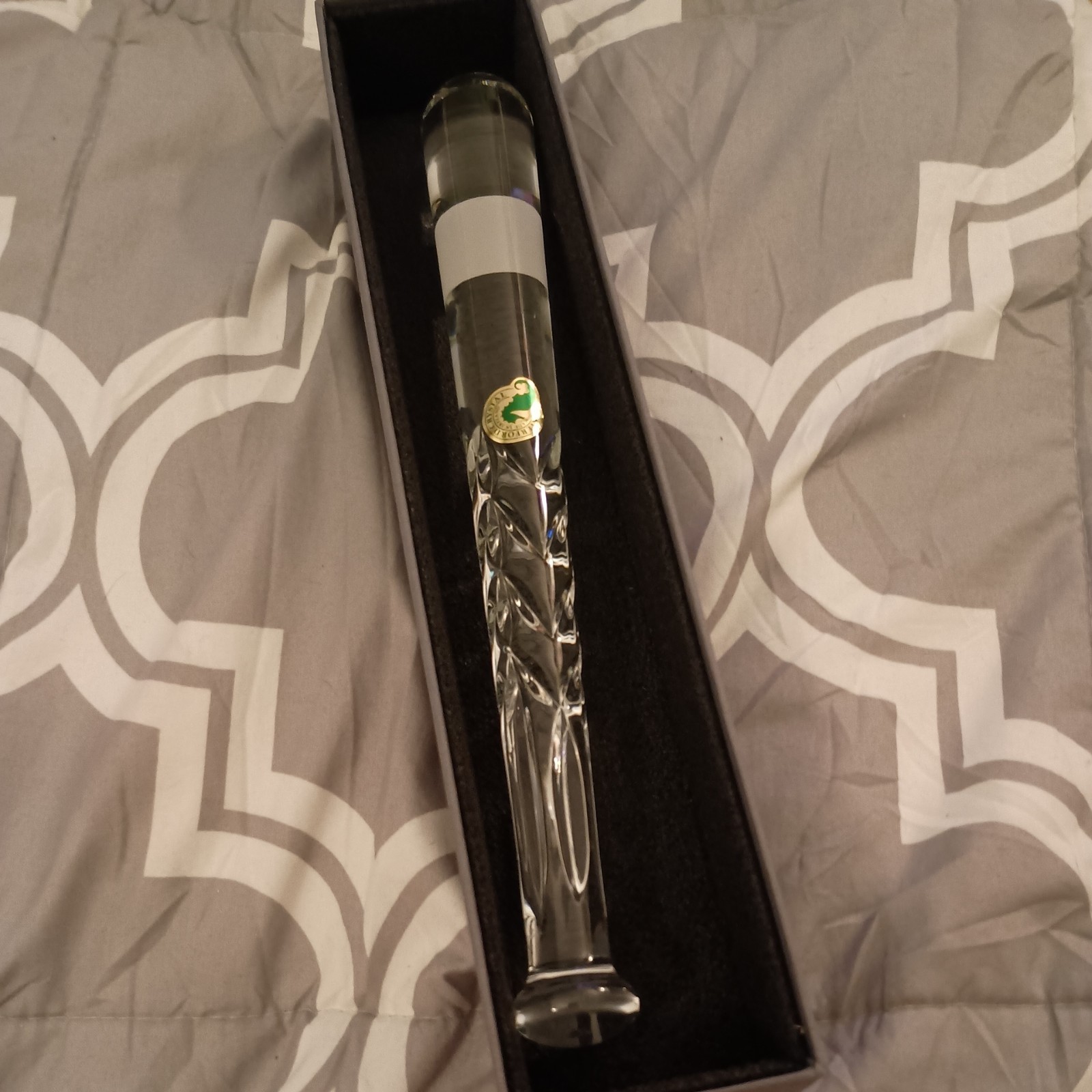 Waterford Crystal Baseball Bat (Clean – No engravings) new in box