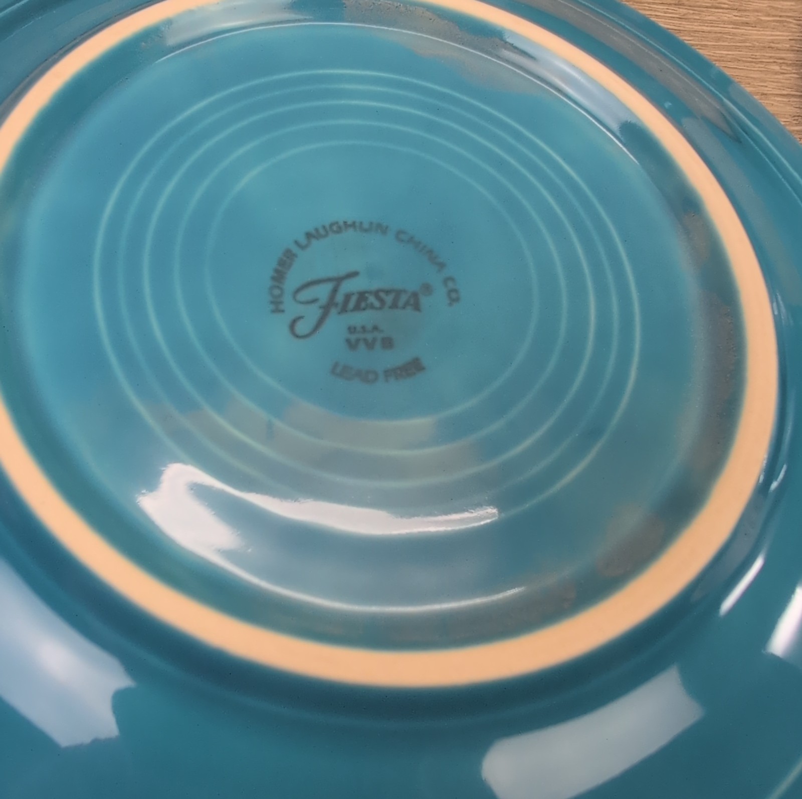 Fiesta by Homer Laughlin, Made In USA, 5 Pieces, In Retired Peacock Blue