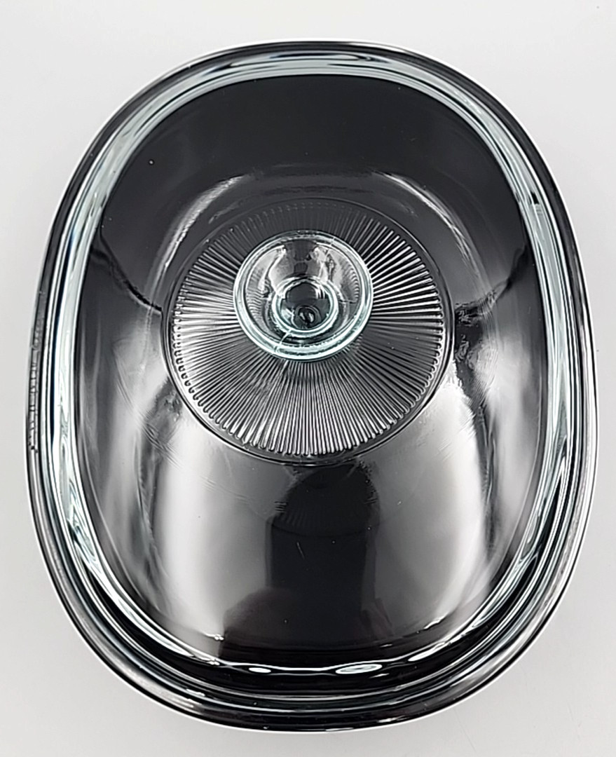 Corning Ware Casserole Dish French Black F-2-B 2.8L With Pyrex Lid Vintage