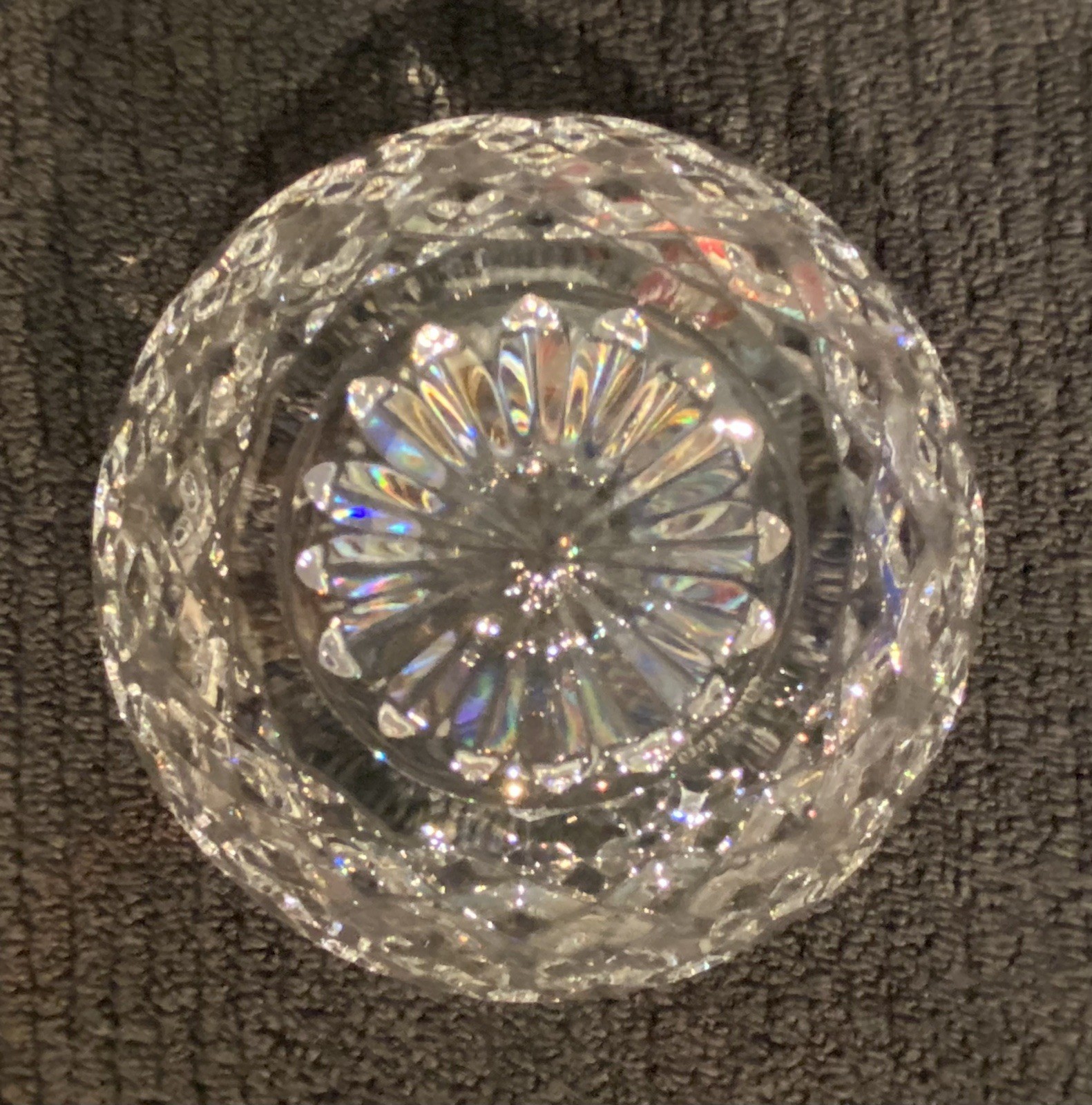 Vintage Waterford Crystal Bowl 6″ Signed By Master Cutter Philip Sheridan 1997
