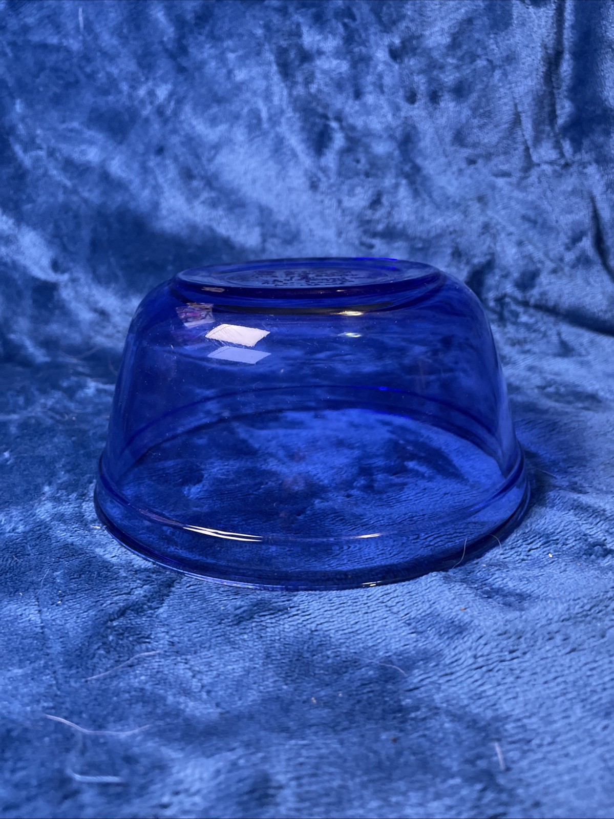 Anchor Hocking Ovenware Cobalt Blue Glass Mixing Bowl 1 QT 1056