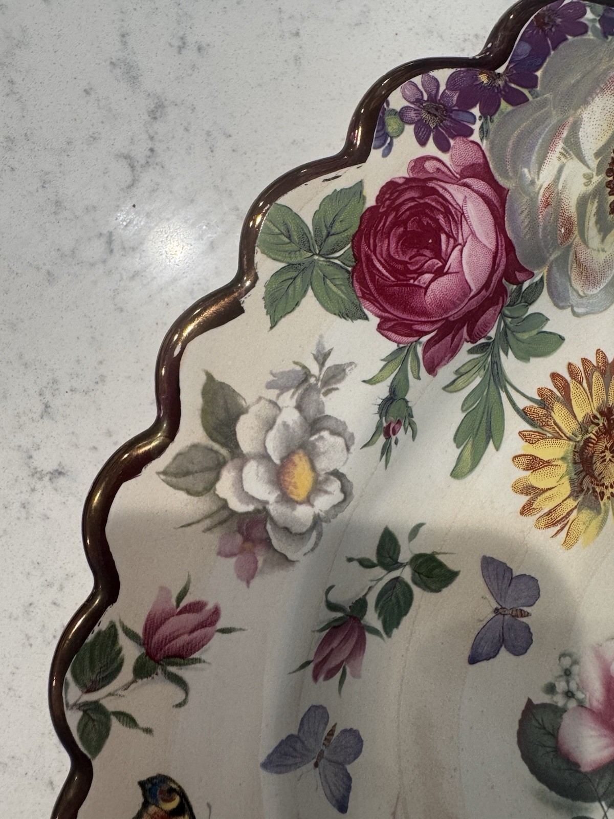Mackenzie-Childs Chelsea Luster Dinner Plate.