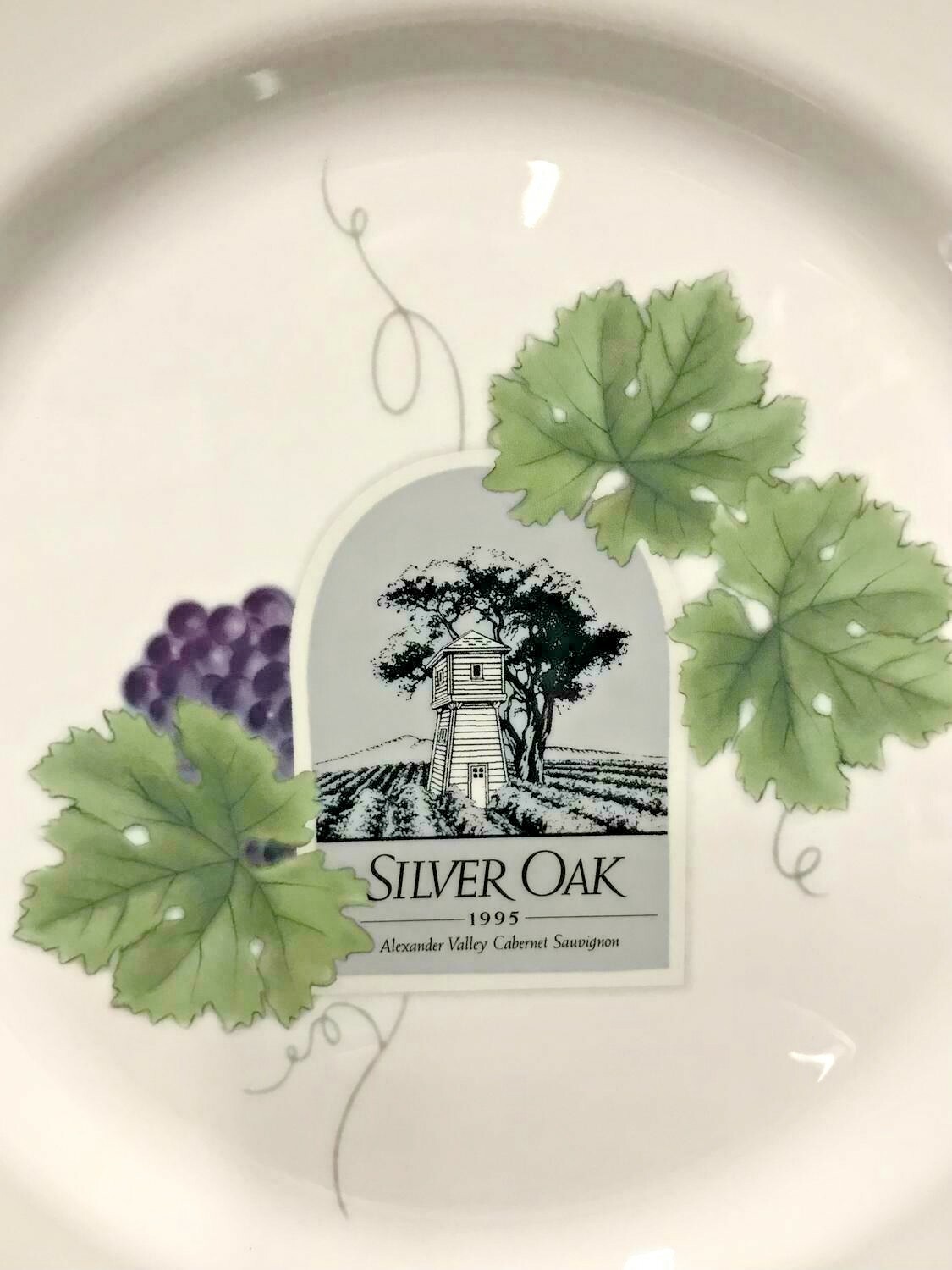 Wedgwood Grand Gourmet Vintage Collection Silver Oak Cabernet Plate New – 4 pack