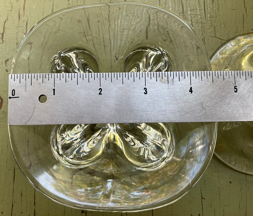 Pair of Magnor Norway Art Glass Bowls Scandinavian Mid Century Modern Design