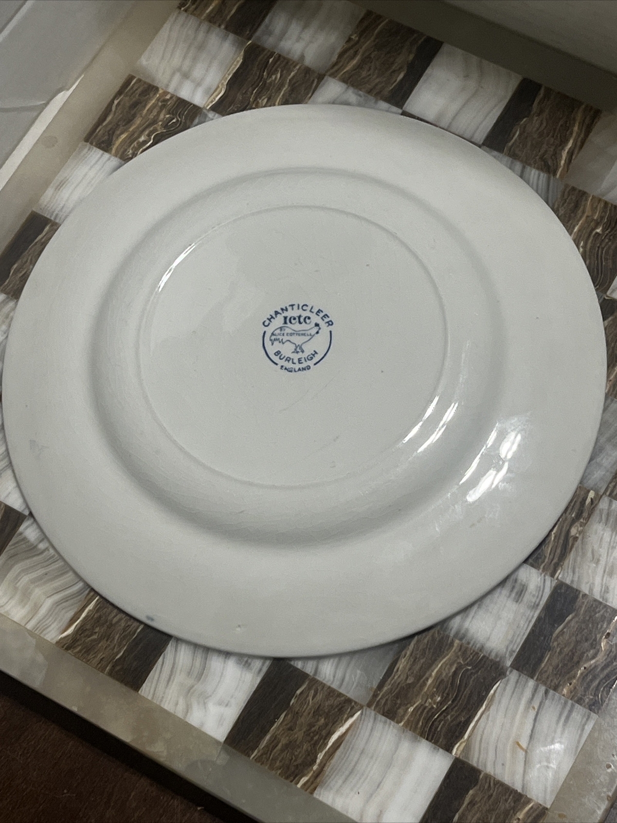 VTG Chanticleer Ictc – Alice Cotterell Rooster 10” Dinner Plate Burleigh England