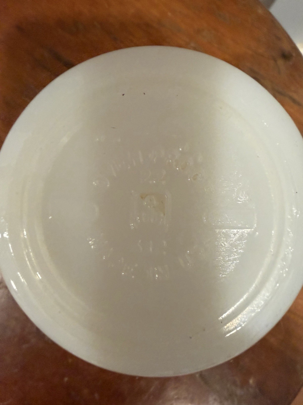 Lot of 2 Vtg Fire King Burger Queen Good Morning Milk Glass Stacking Mugs HTF