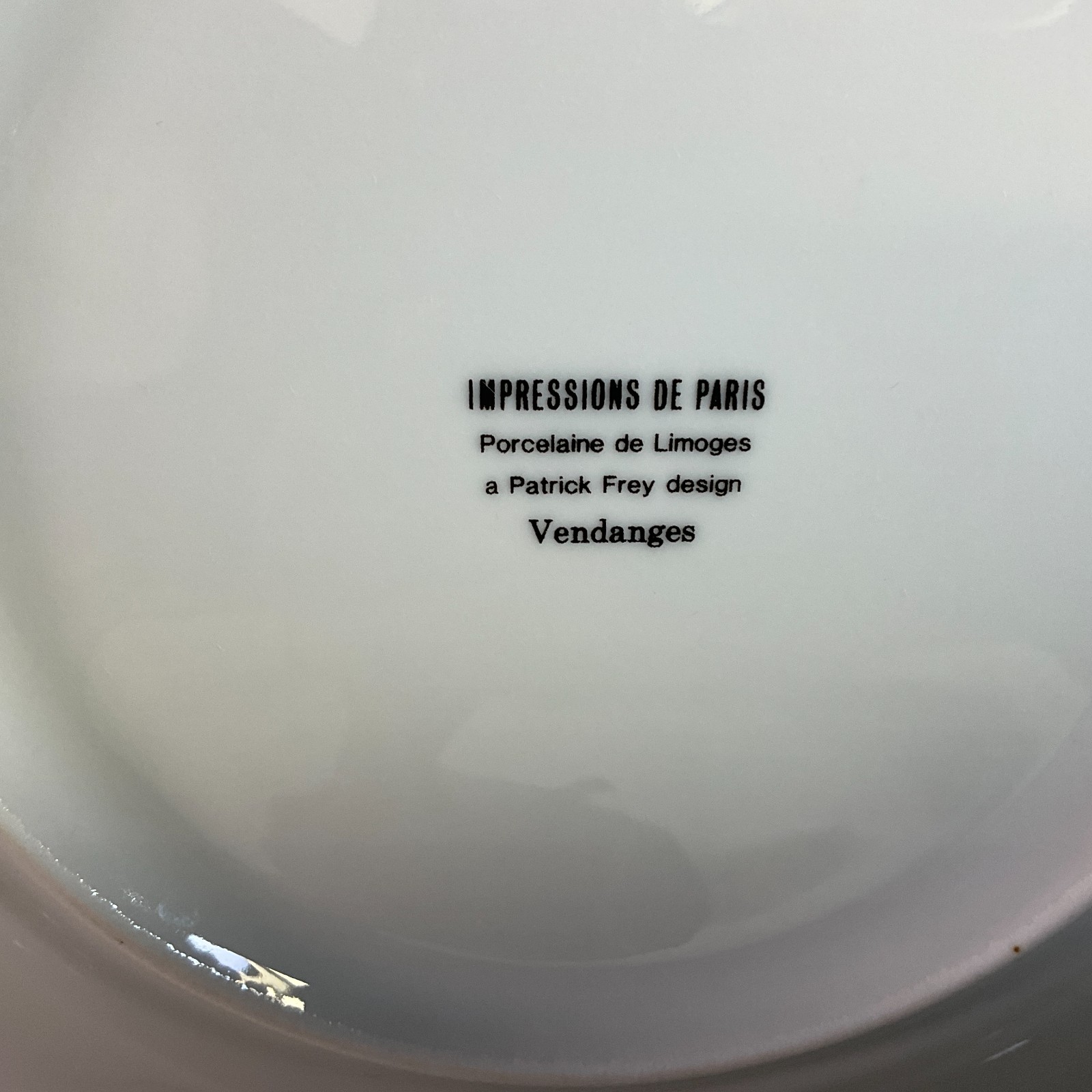 Philippe Deshoulieres Vendanges 4-PCS Place Setting Dinner Salad B&B Plates Bowl