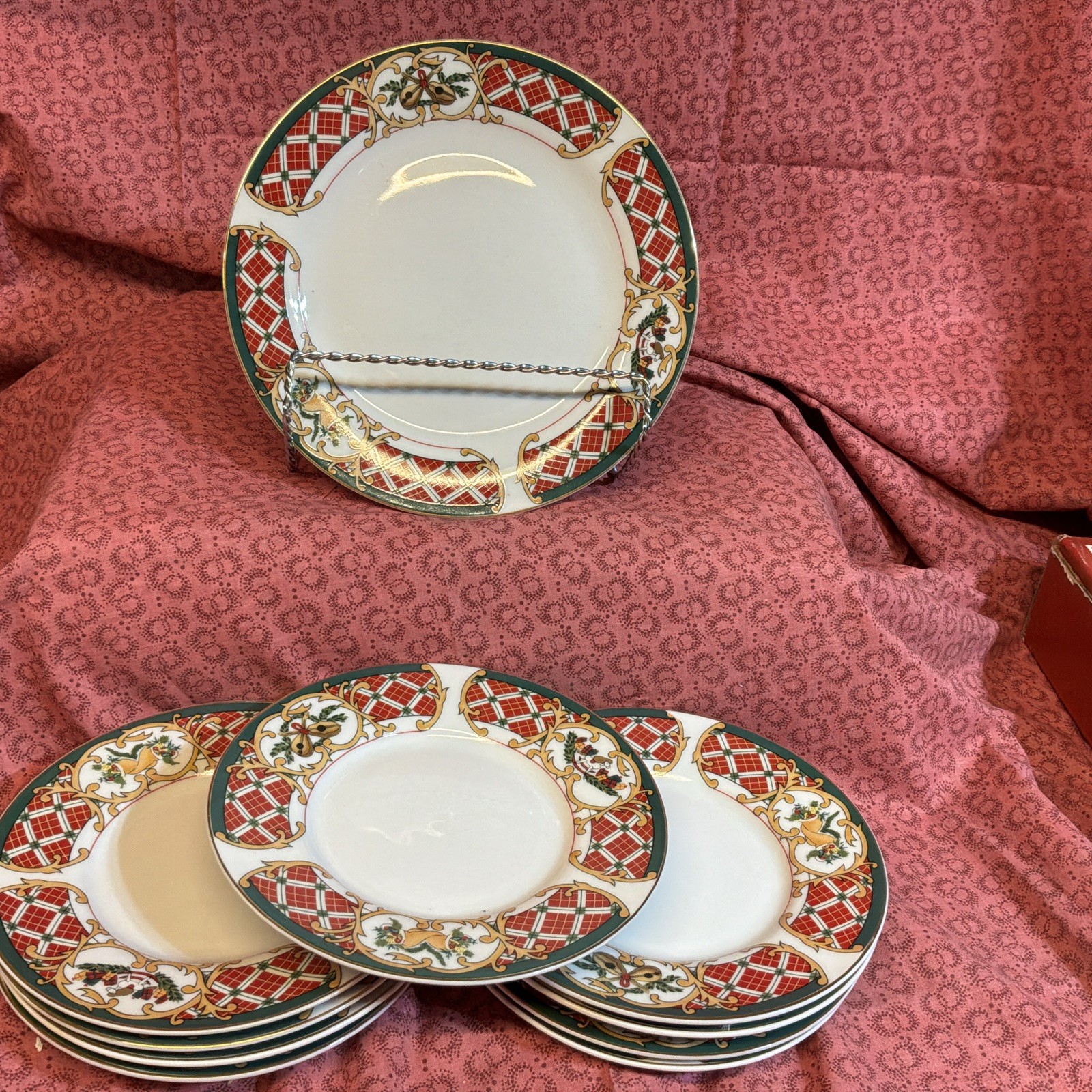 Gibson Dishes, Two Small Desserts/Salad Plate Plus One Smaller Dessert Dish
