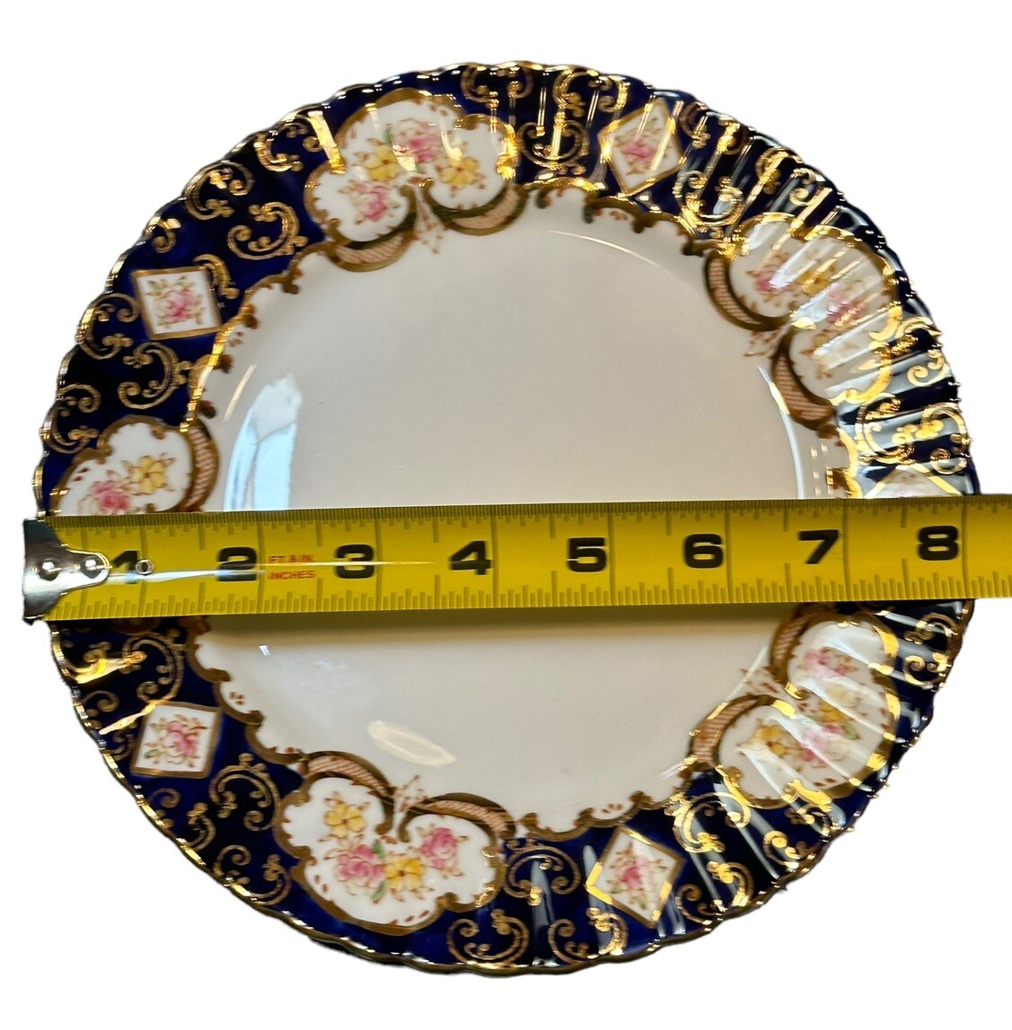 Royal Stafford Bone China England Heritage Cobalt Blue TRIO(s) Cup Saucer Plate