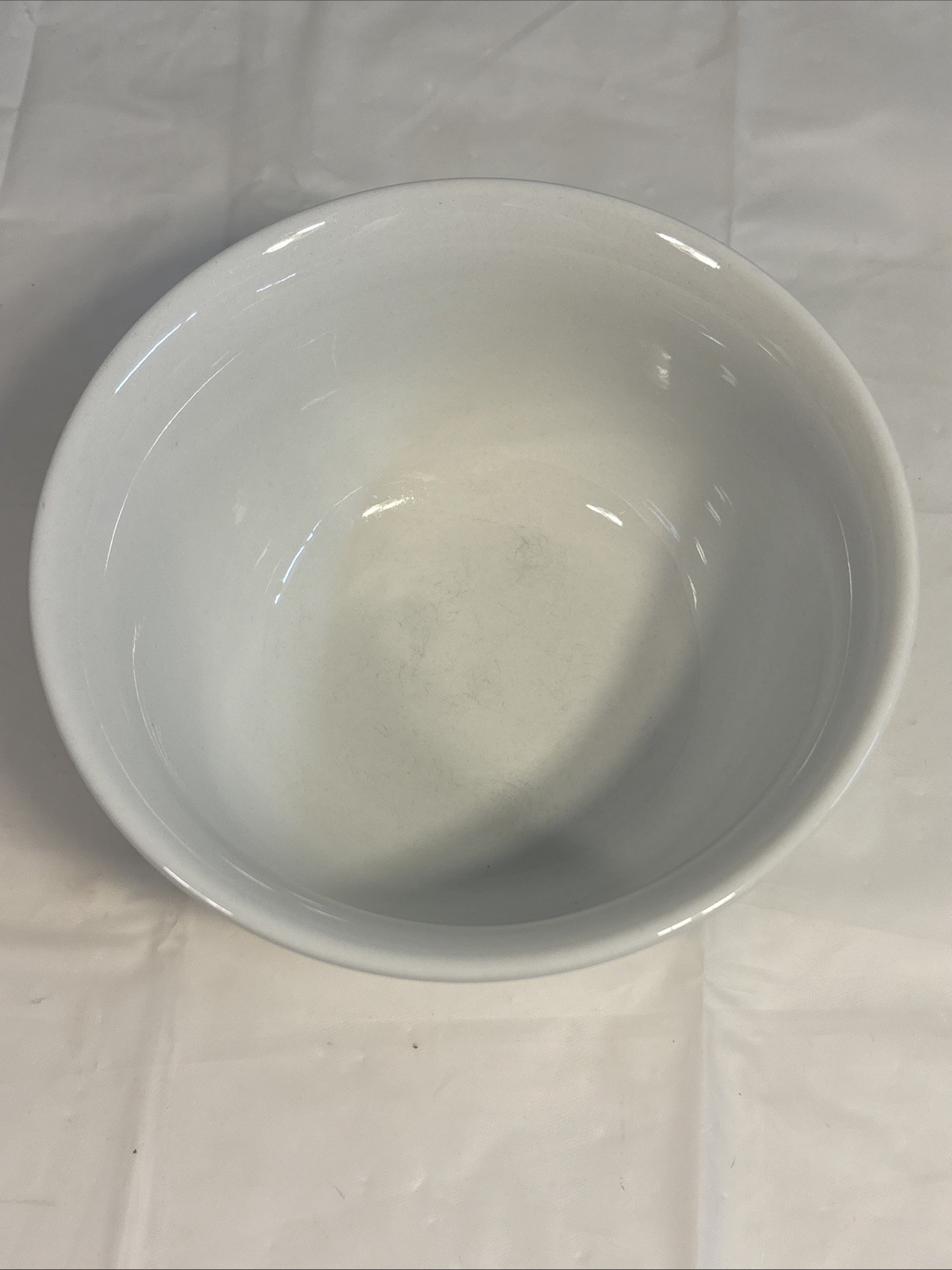 Food Network Ceramic Nesting Mixing Serving Bowls Set Of 3 White