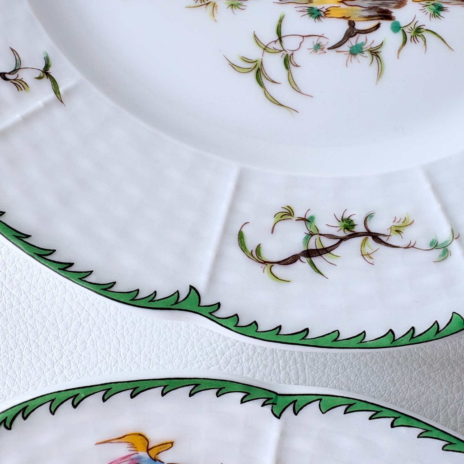RAYNAUD Limoges SI KIANG Plate Full Set 6 [No.1 – 6] 22cm/8.7″