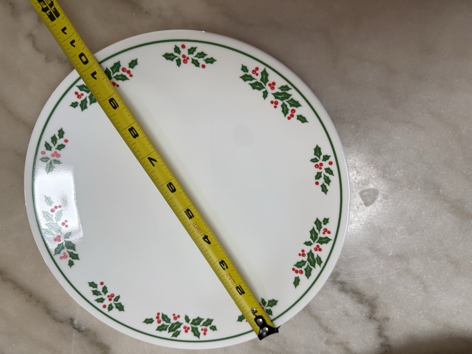 Set Of 6 Corelle By Corning Winter Holly Days Christmas Dinner Plates 10.25” 🎄