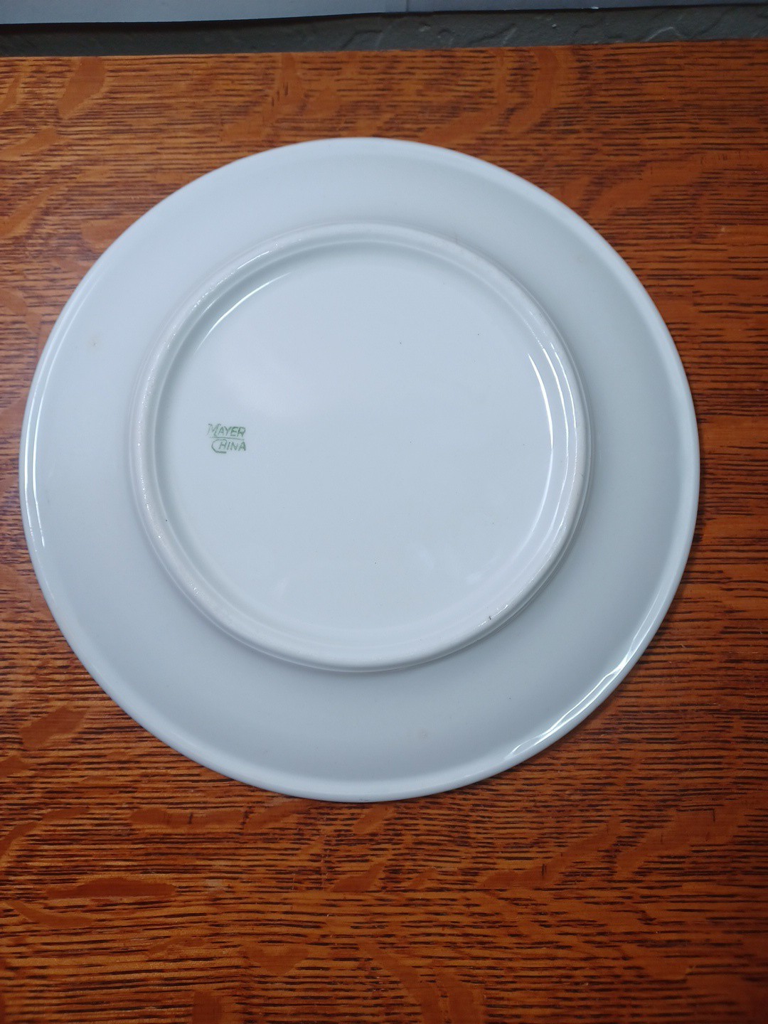 VTG Lunch counter Plate Kress Store 9” In Great Shape By Mayer China JRR43