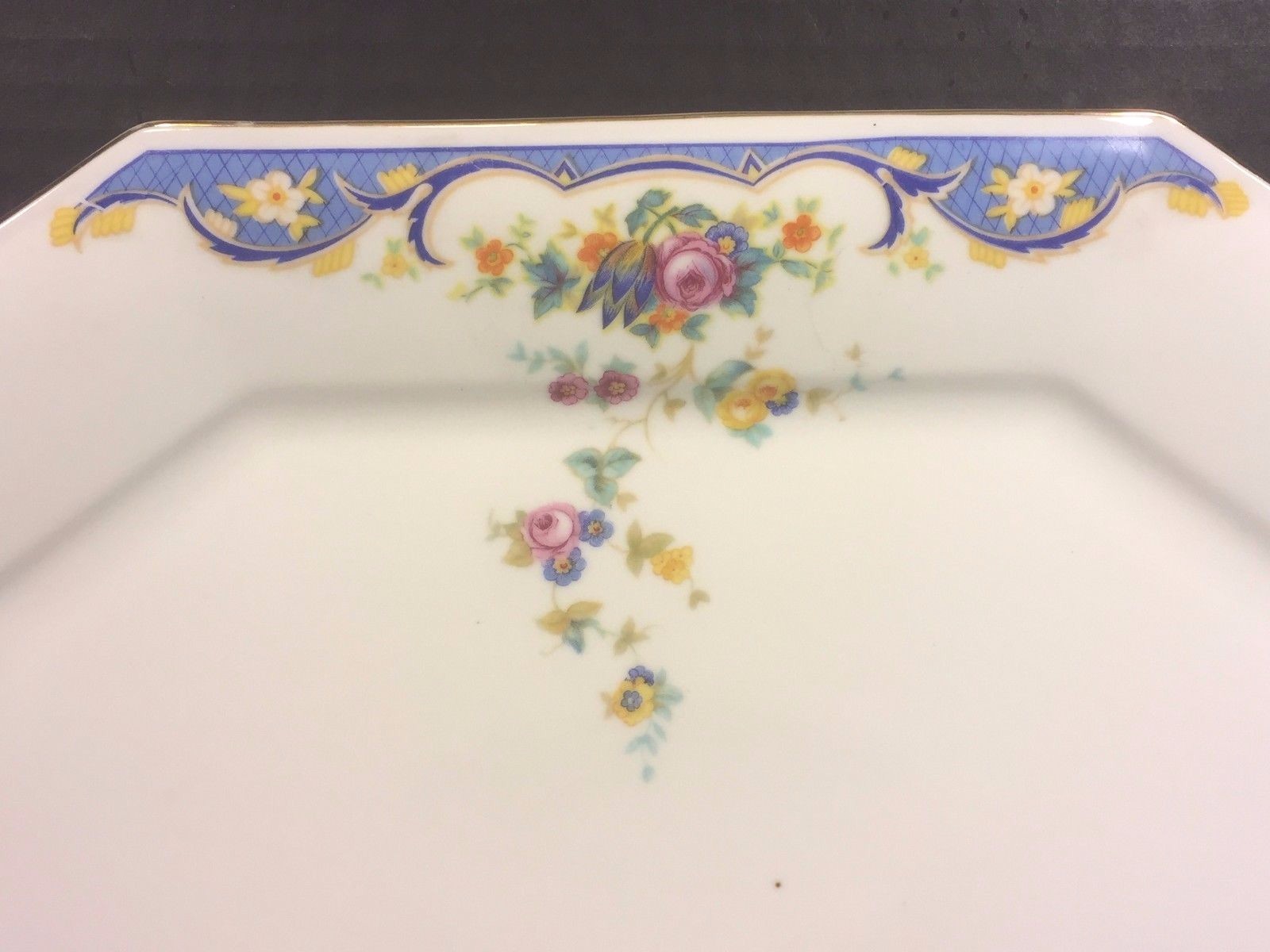 15.5″ OVAL SERVING PLATTER Princess China Belwood Alpena Pattern Bavaria