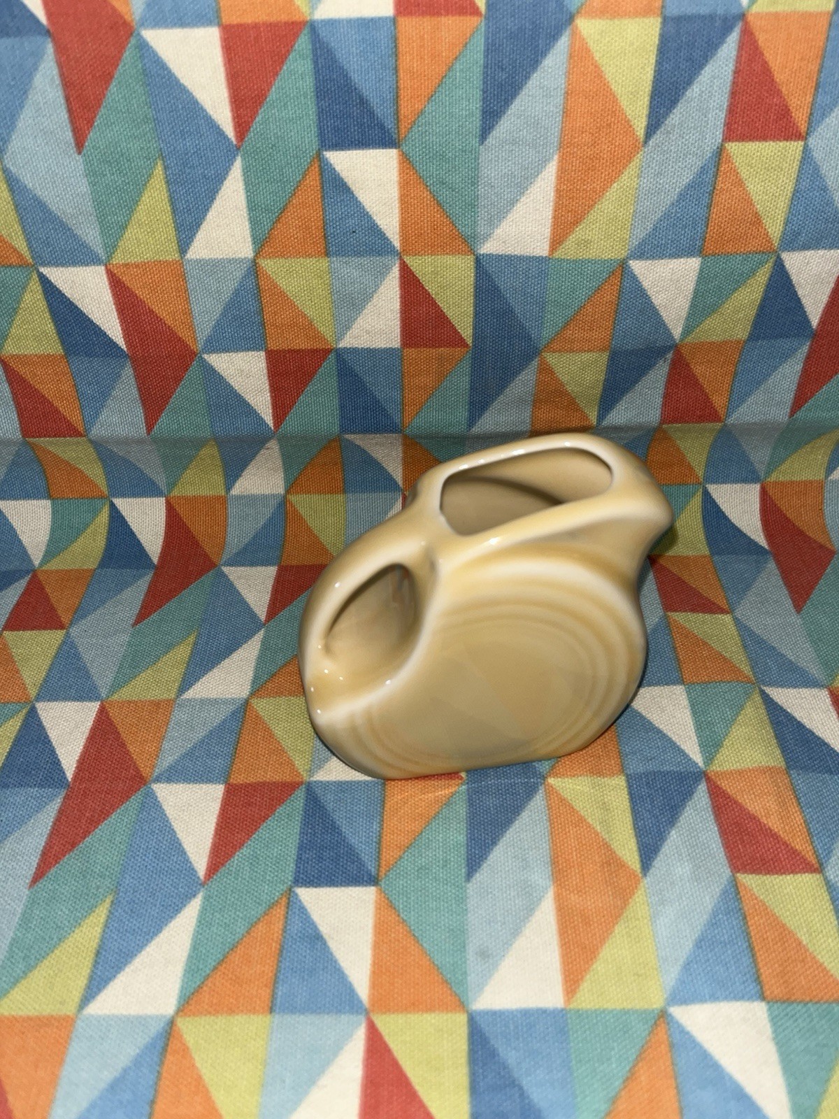 FIESTAWARE MINI DISK PITCHER creamer Ivory NEW FIESTA 5 OZ. new disc