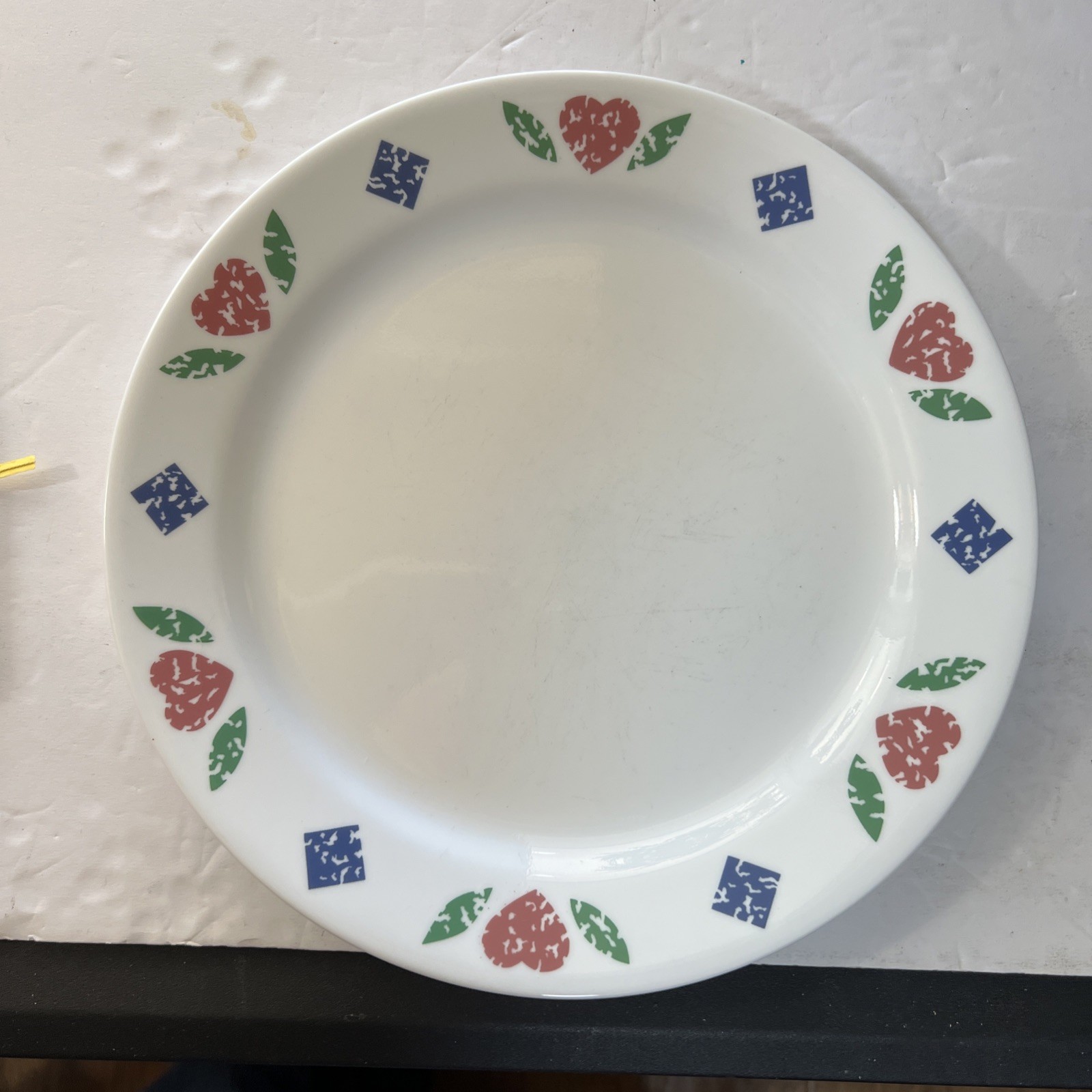 Corelle Quilt Pattern Dinner Plate 10.25″ Made In USA Country