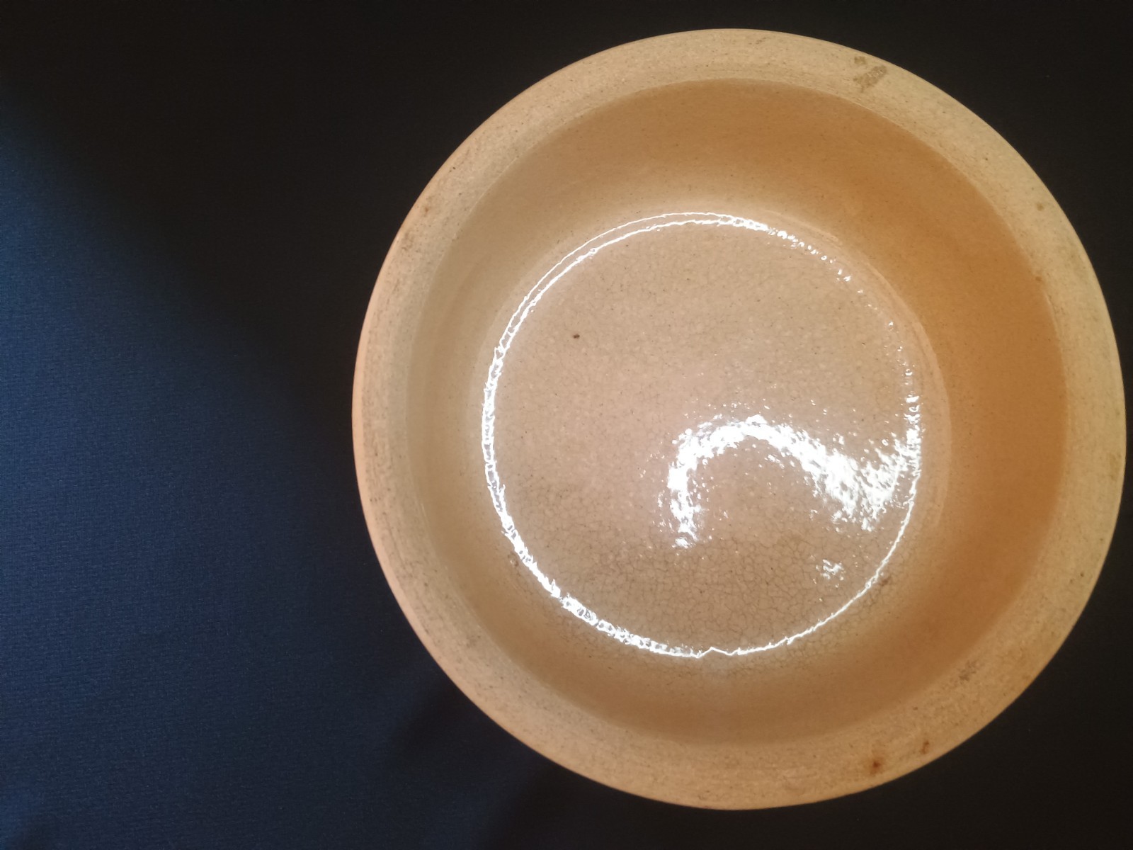 Dogbowl ROBINSON RANSBOTTOM POTTERY Roseville 7.75” Stoneware VTG