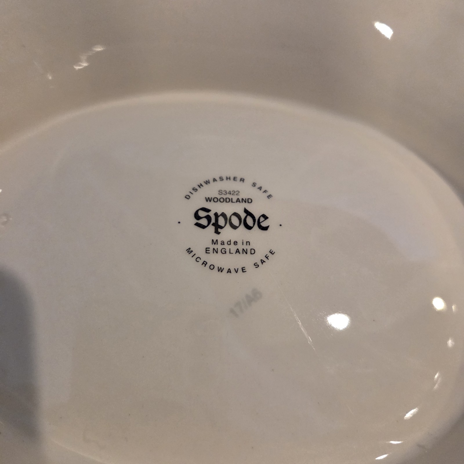 Spode Woodland Bunny Rabbit Footed Centerpiece Oval Dish Serving Easter EASTER