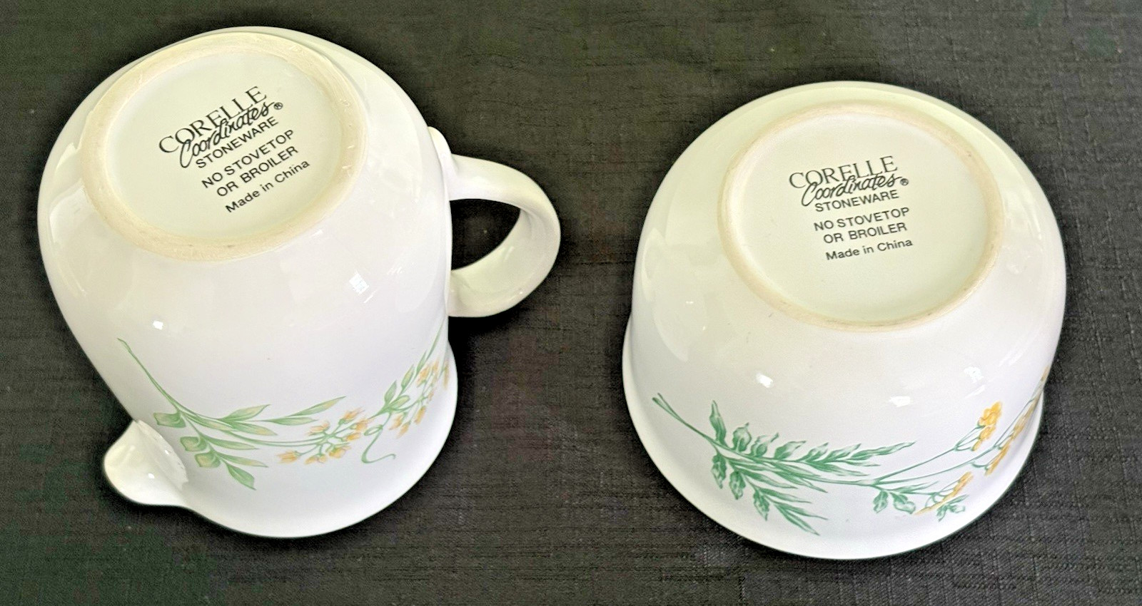 22-Pc Corelle My Garden-10 Dinner/6 Salad Plates, 3 Cups, Creamer & Sugar Dish