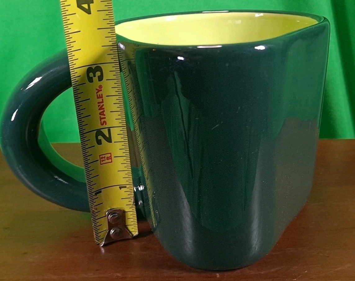 New Target Tabitha Brown Avocado Shaped Green Stoneware Mug 16oz Hot And Cold