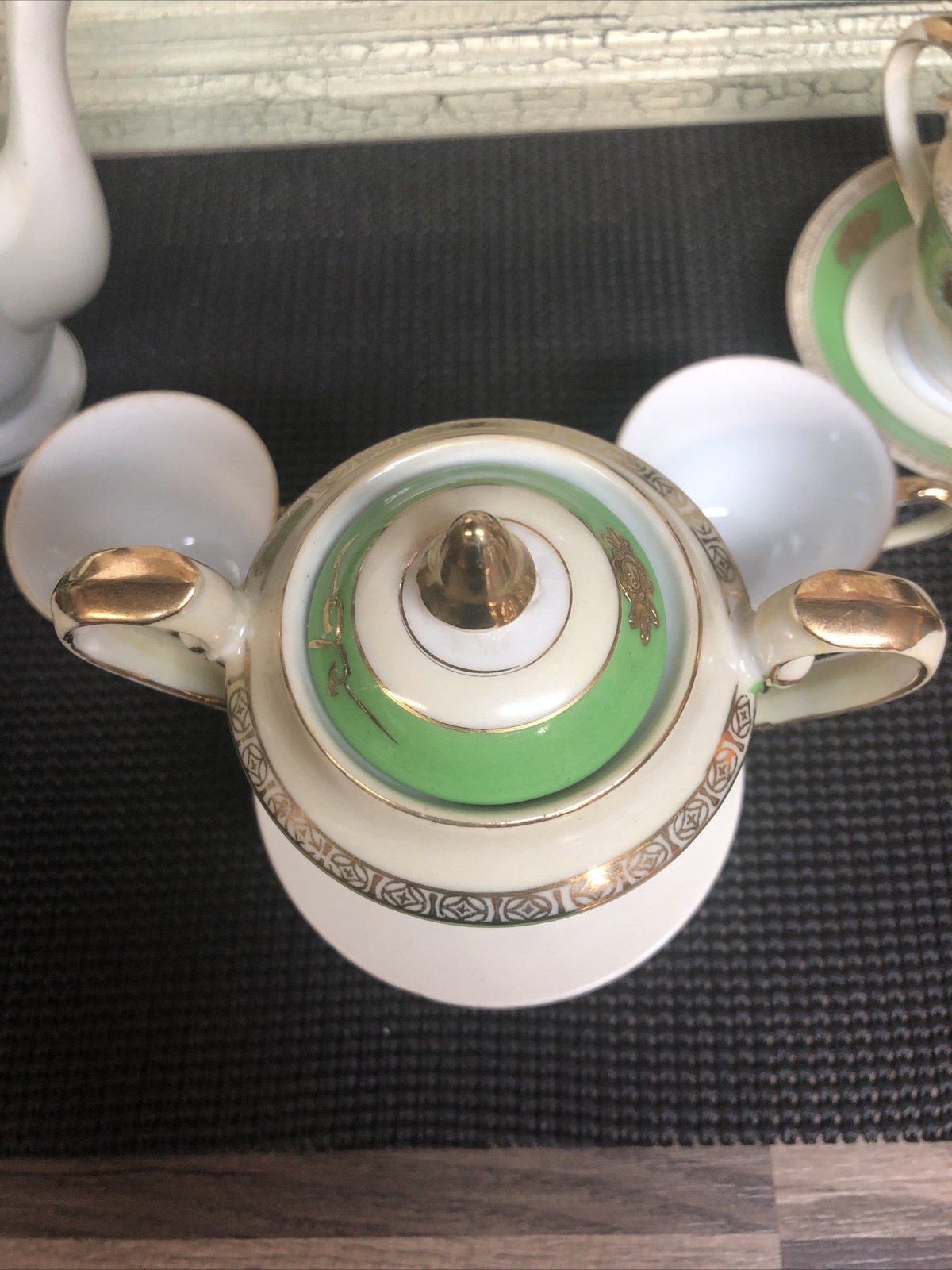 H. KATO Vintage Tea Set Items MADE IN OCCUPIED JAPAN GILDED FLORAL