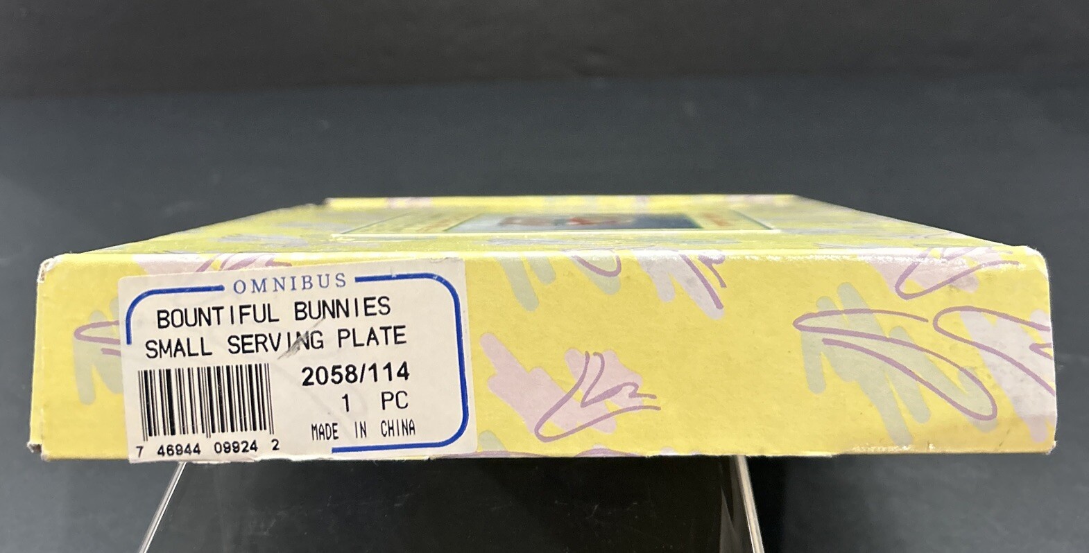 Vintage Fitz and Floyd 1995 Omnibus Bountiful Bunnies Small 8-1/2” Serving Plate