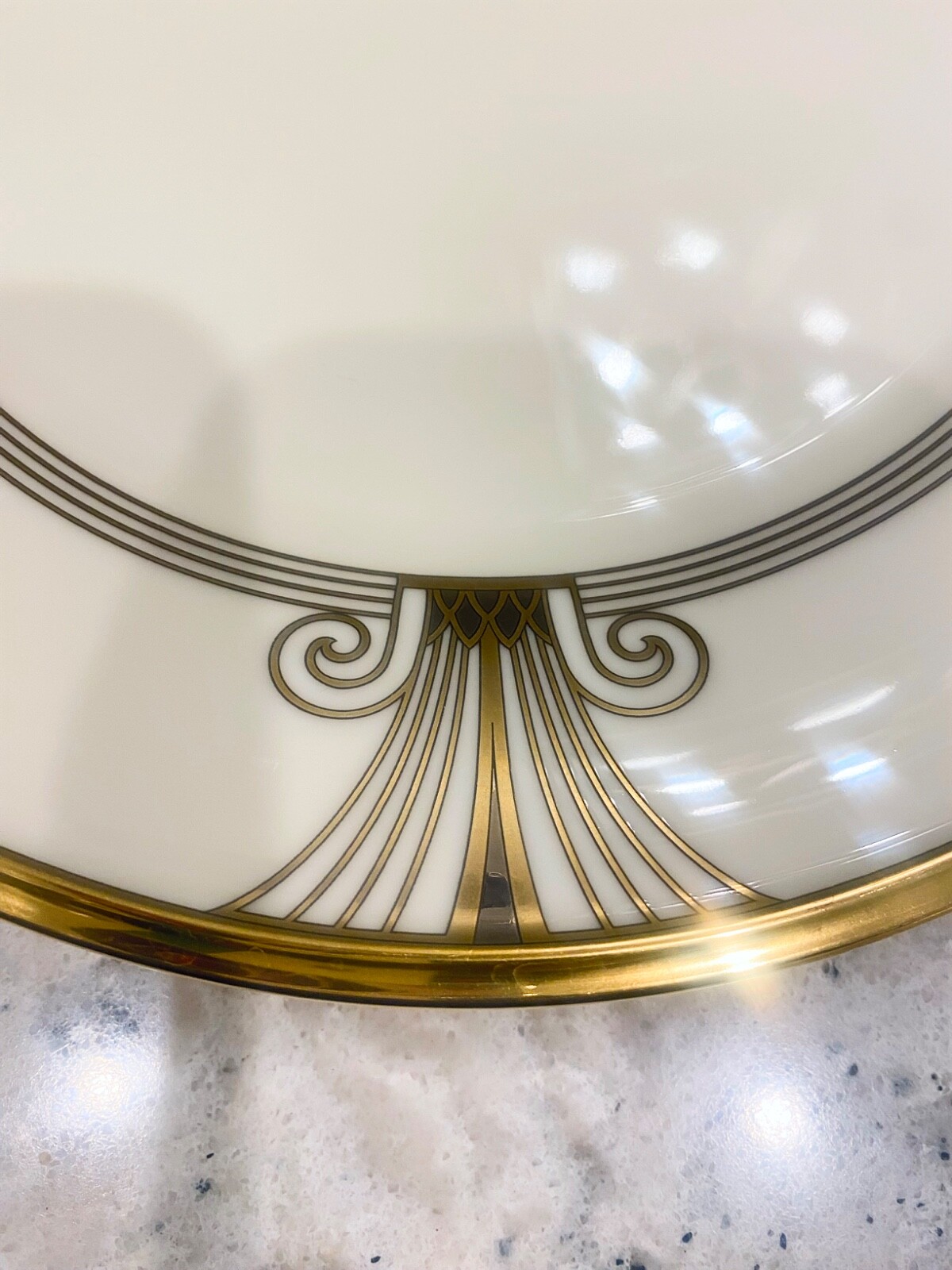 16 pieces of Lenox Eternal Deco 11″ dinner & 8 3/4″ salad – 1st Quality – MINT!!