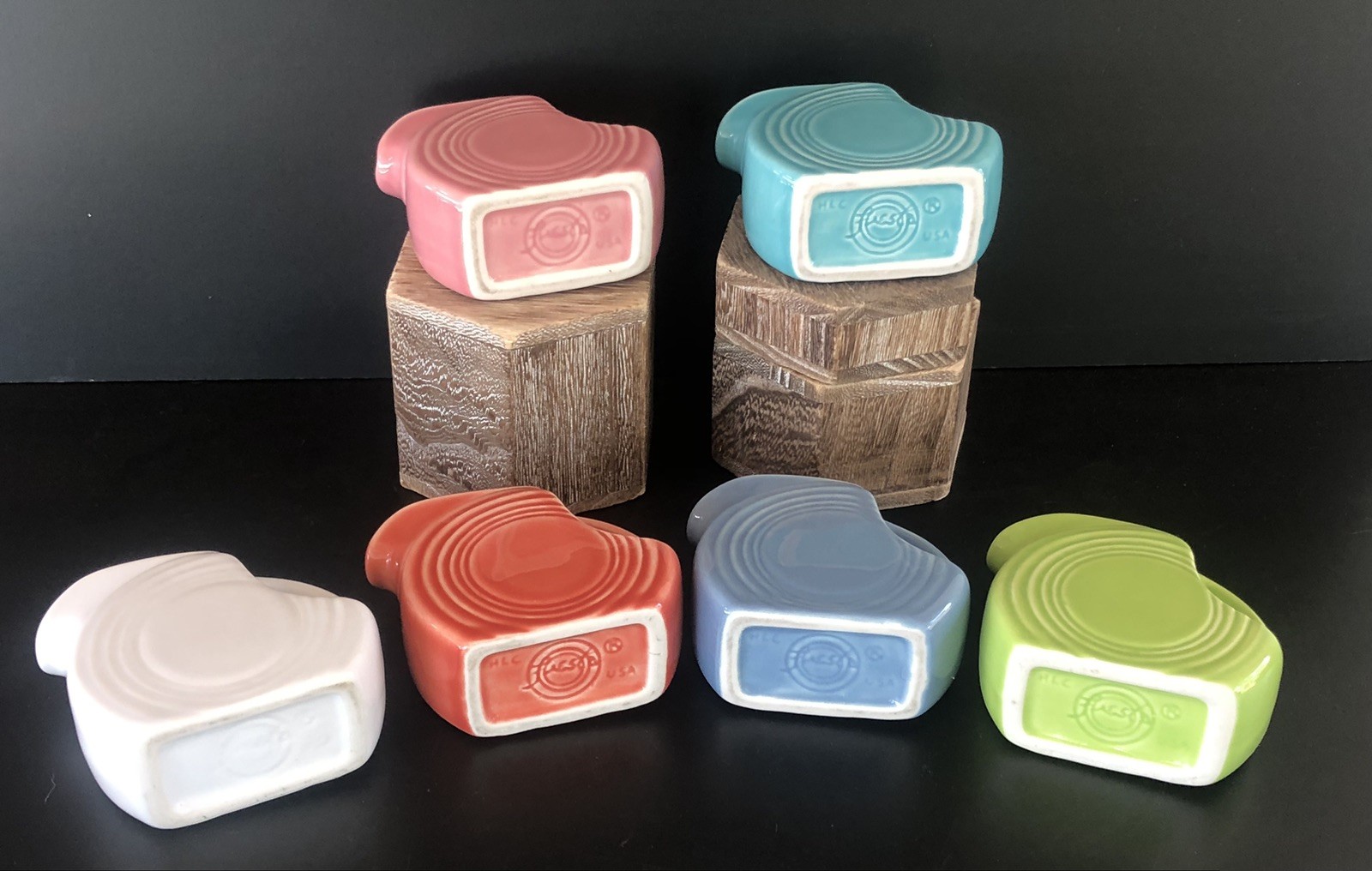Fiestaware Mini Disc Disk Pitcher Creamer SET OF 6 Modern Fiesta