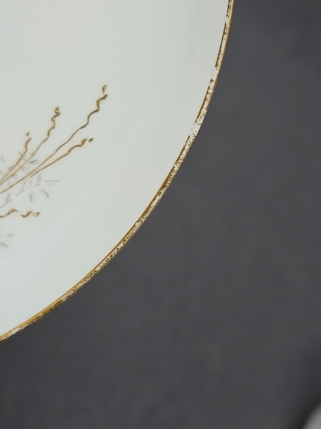 Charles Field Haviland Limoges Leaf Handle Demitasse Cup & Saucer 1868-81