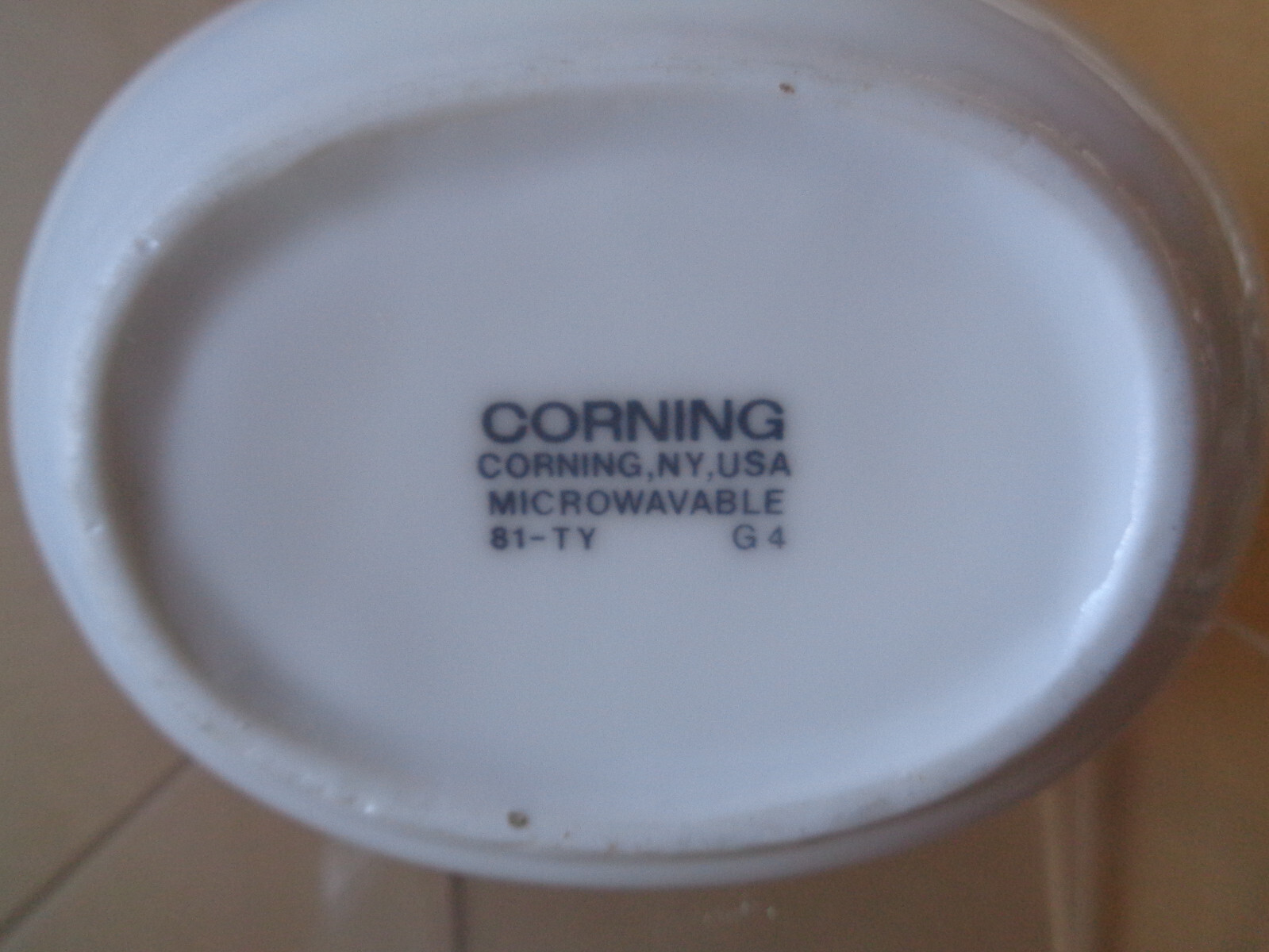 Corelle Corning Blue Dusk Porcelain Gravy Sauce Boat & Underplate Made in Japan