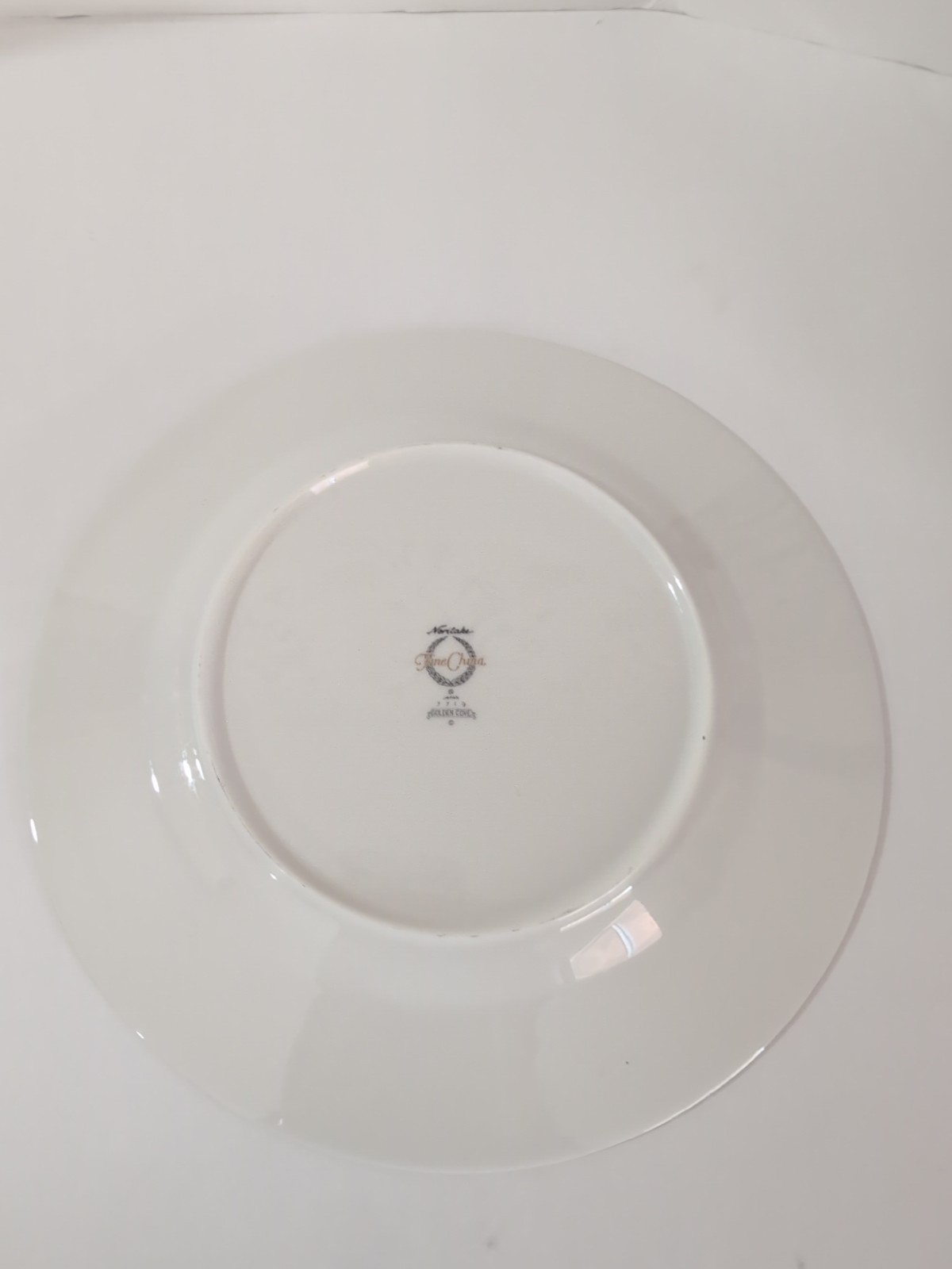 Noritake Fine China 7719 Golden Cove Plate, Gold Trim, 10 5/8 Inches