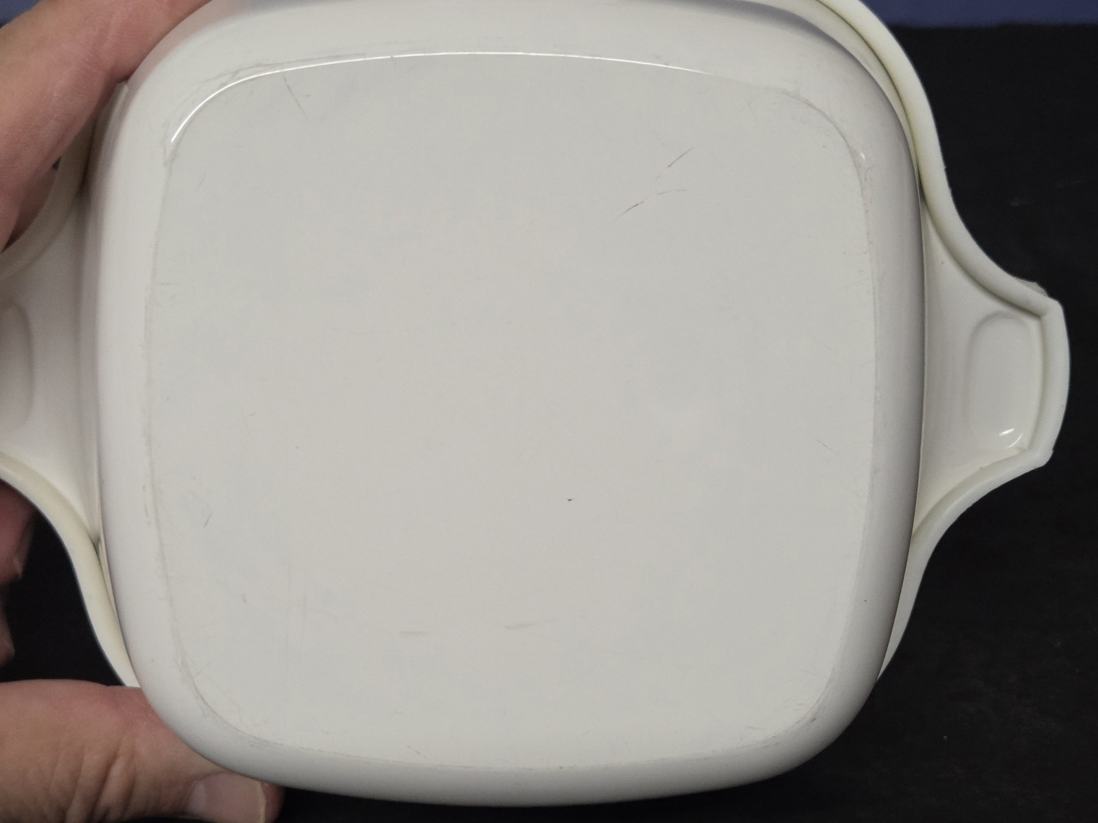 Vintage Corning Ware Cookmates K-PP-43 Small Casserole Dish w/Rubber Snap on Lid