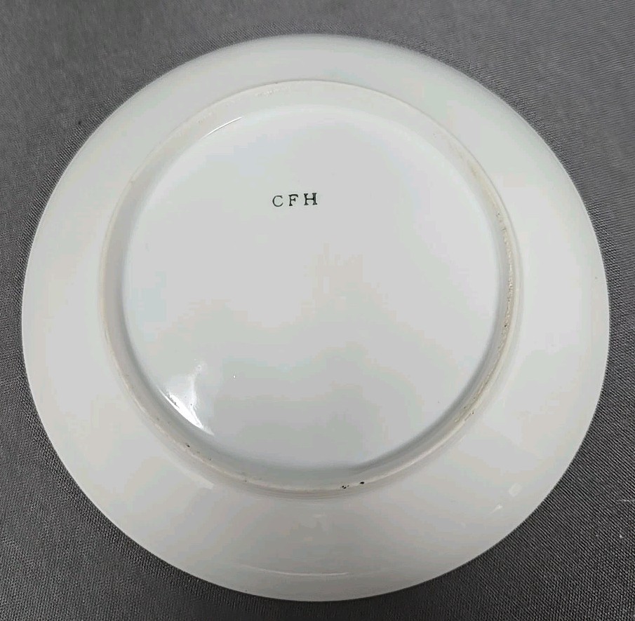 Charles Field Haviland Limoges Leaf Handle Demitasse Cup & Saucer 1868-81