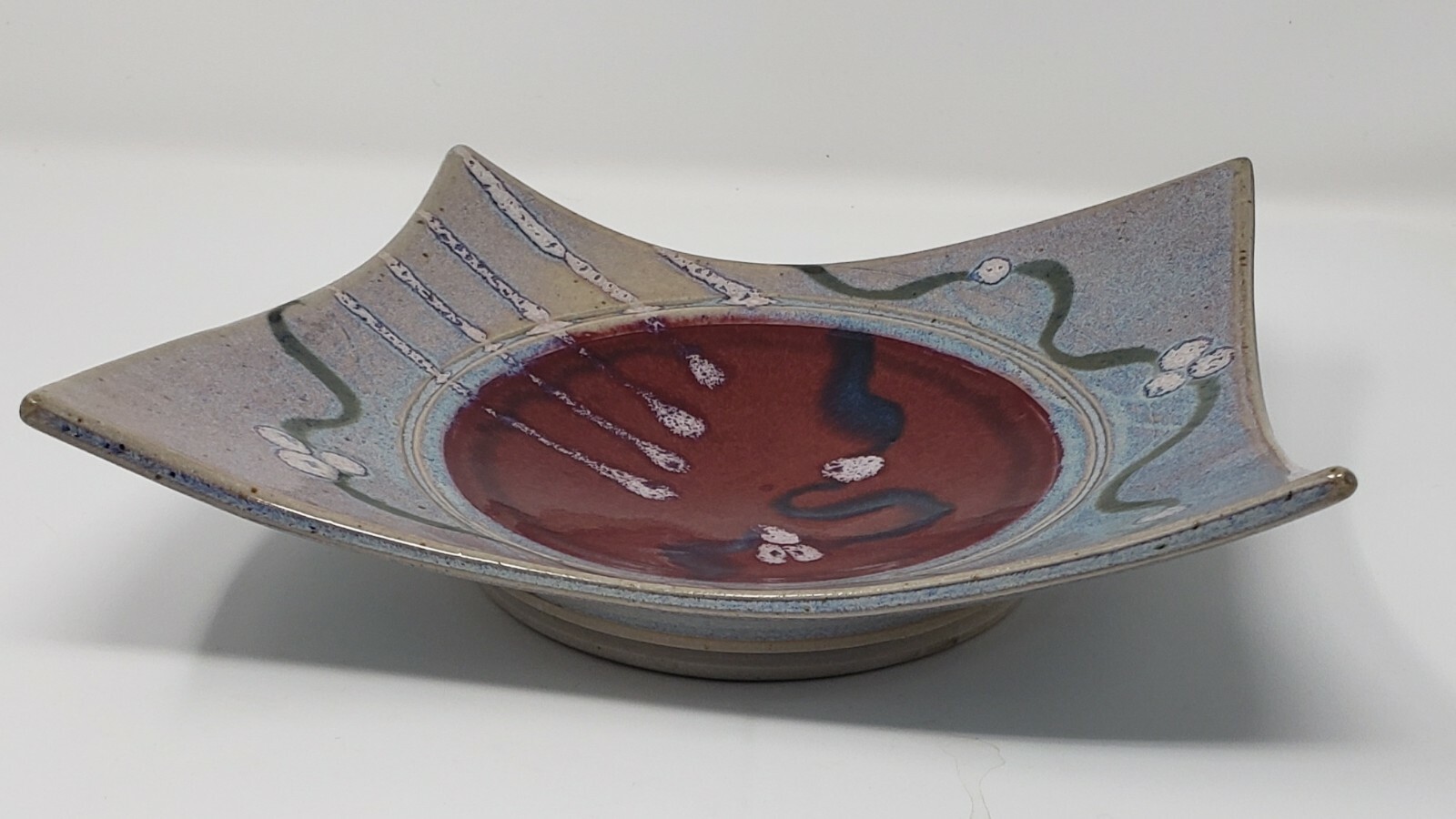 Contemporary Studio Art Bowl by C Kienle, beautifully hand crafted and glazed