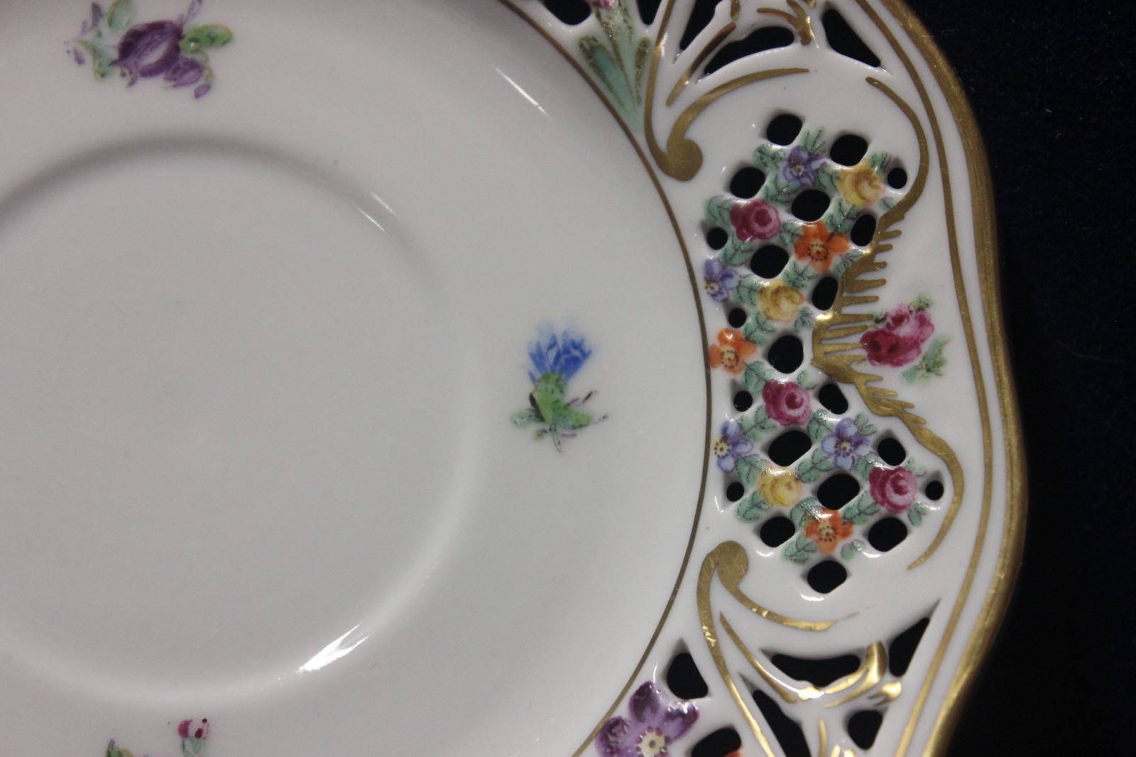 Schumann Bavaria Dresden Empress Chateau Flat Teacup & Saucer Set, 12 Sets Avail