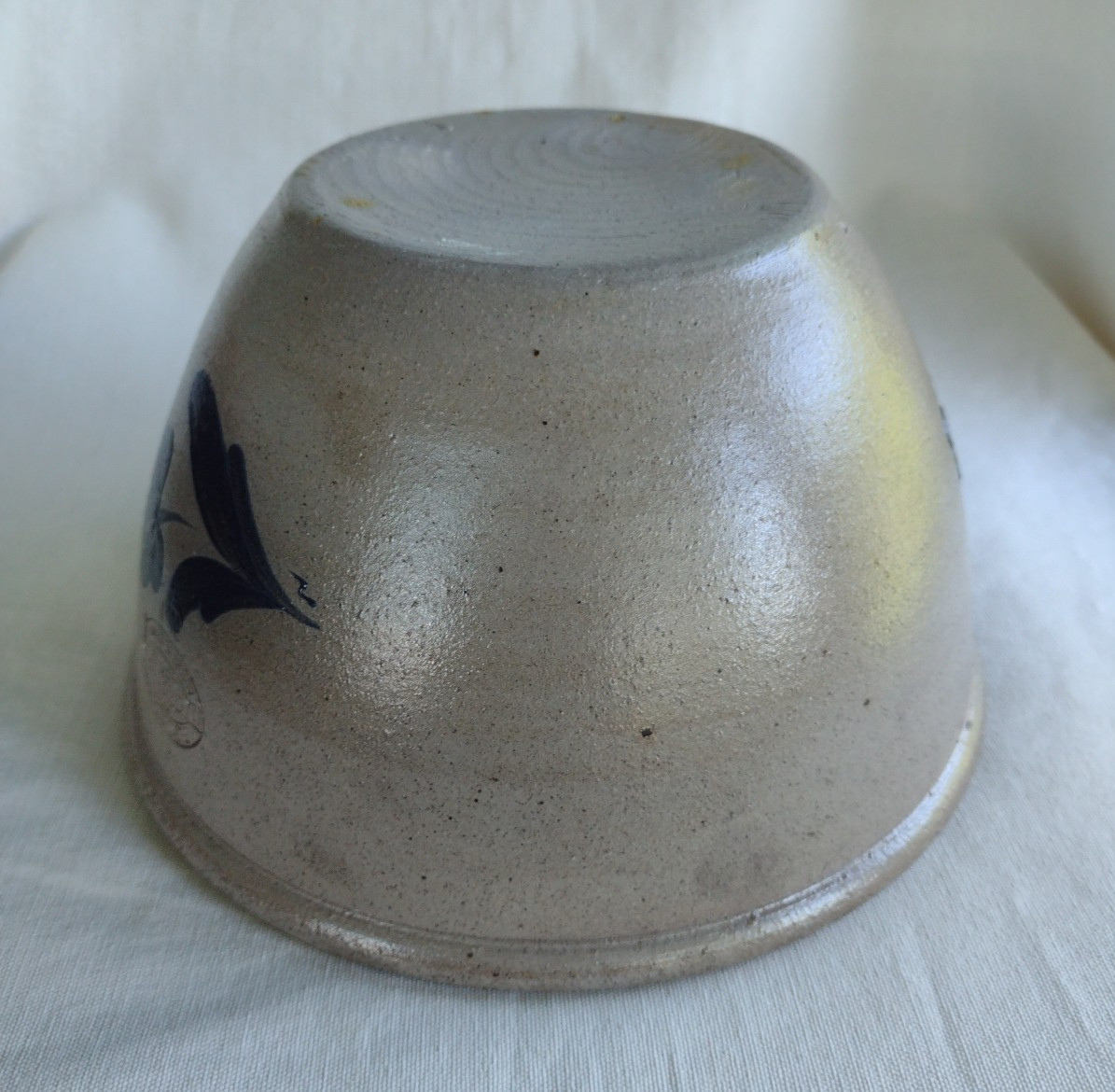 Vintage 1994 Rockdale Union Stoneware Handmade Bowl Wisconsin Ducks Unlimited