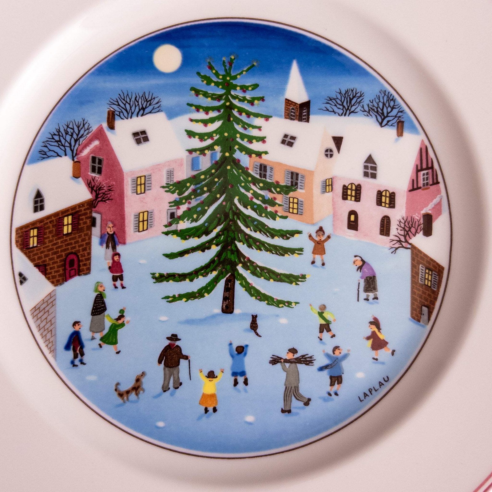 Villeroy & Boch Naif Christmas Salad Plate 8.25″